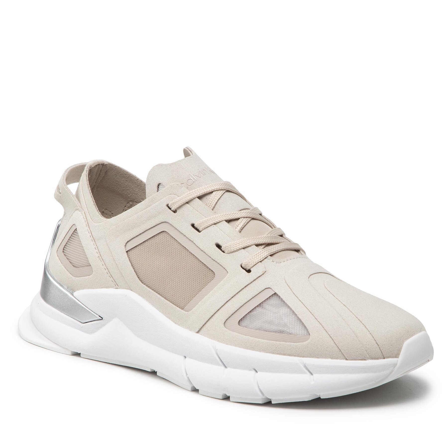 Calvin Klein Sneakersy Wave Sole Runner HW0HW00676 Sivá - Pepit.sk