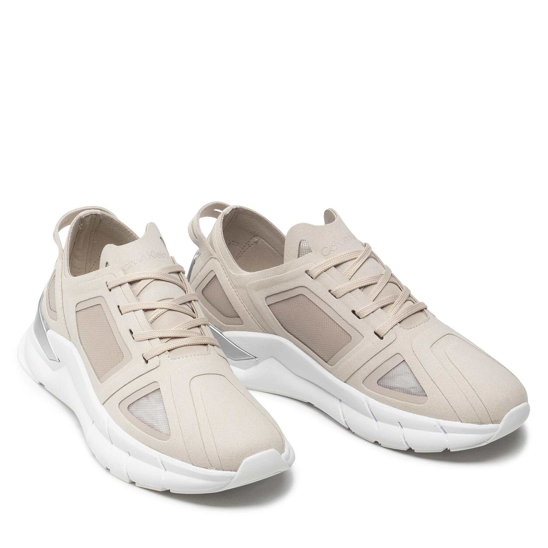 Calvin Klein Sneakersy Wave Sole Runner HW0HW00676 Sivá - Pepit.sk