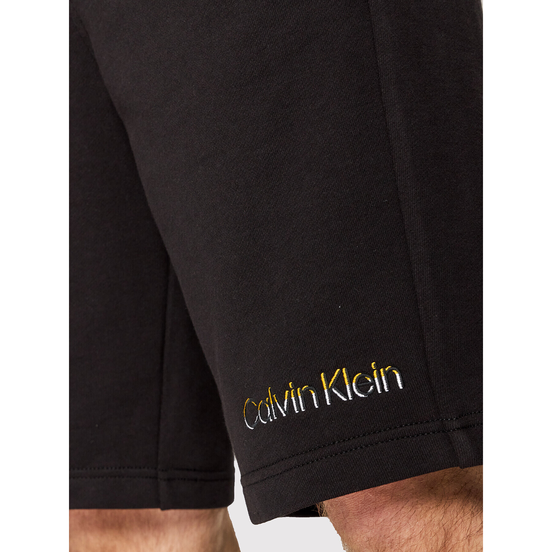 Calvin Klein Športové kraťasy Multicolor Logo K10K108936 Čierna Regular Fit - Pepit.sk