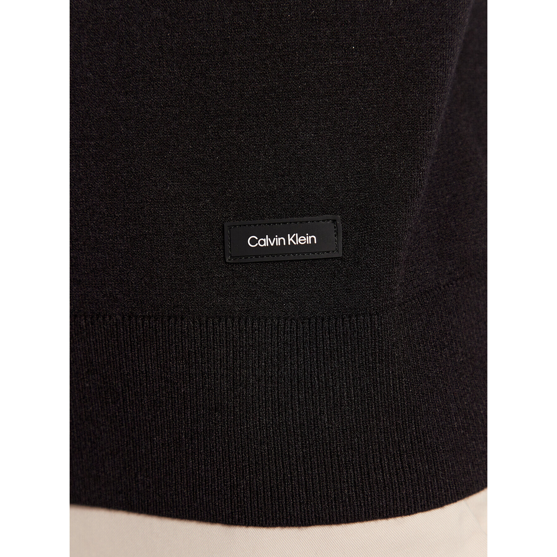 Calvin Klein Sveter K10K111248 Čierna Regular Fit - Pepit.sk