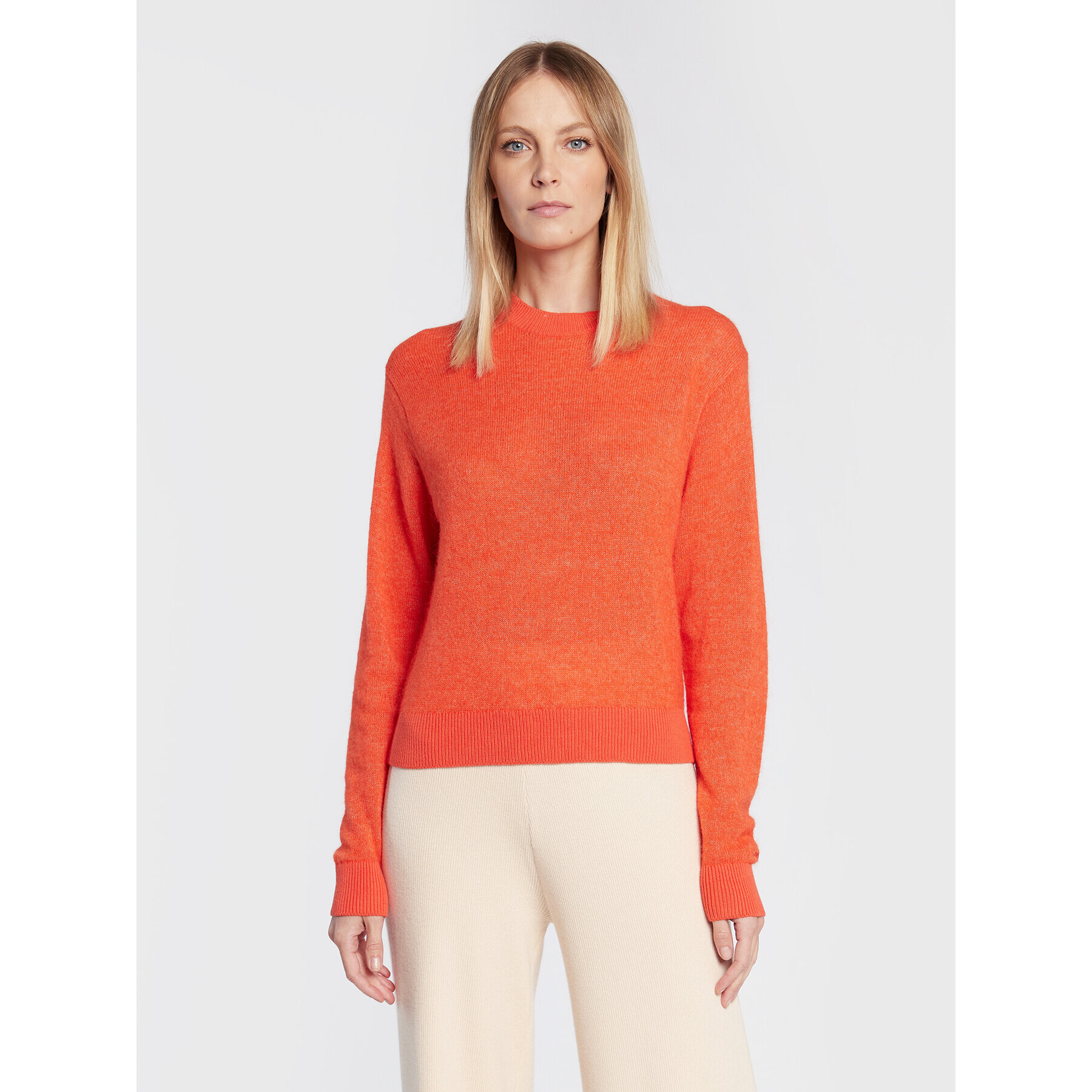 Calvin Klein Sveter K20K204906 Oranžová Relaxed Fit - Pepit.sk