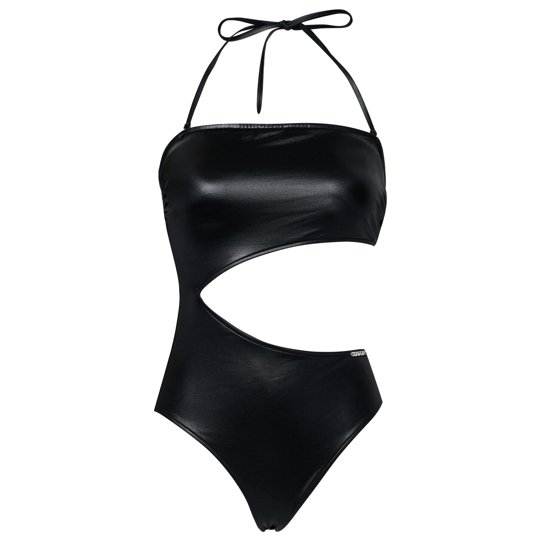 Calvin Klein Swimwear Bikiny Cut Out KW0KW01265 Čierna - Pepit.sk