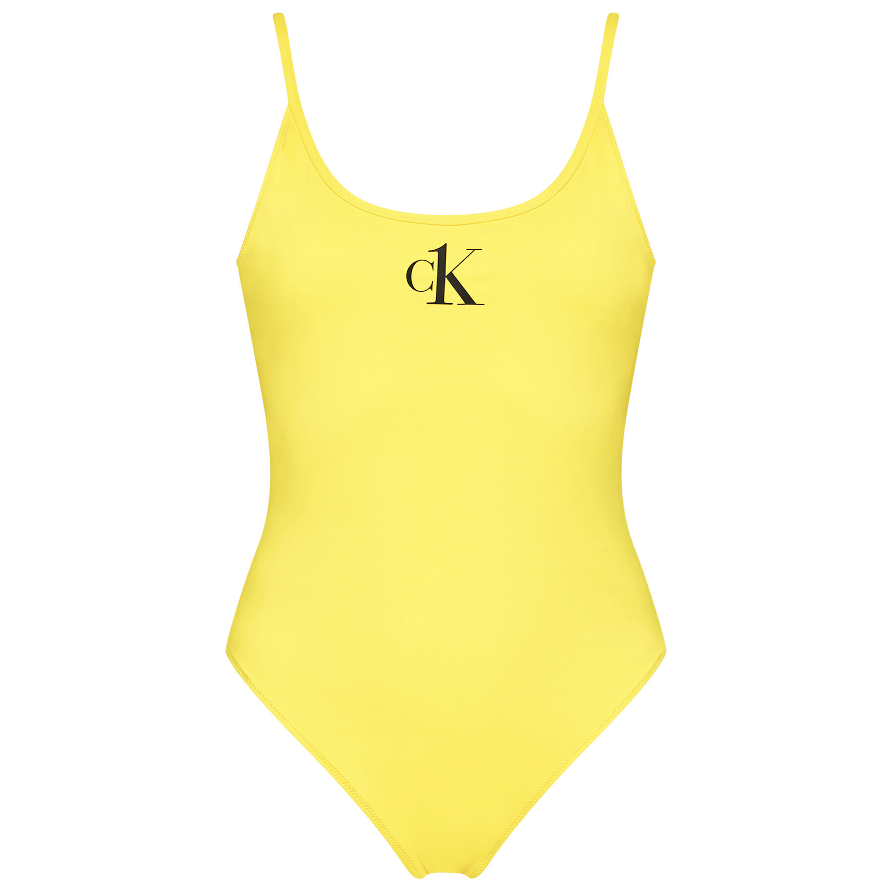 Calvin Klein Swimwear Bikiny Scoop Back KW0KW01341 Žltá - Pepit.sk