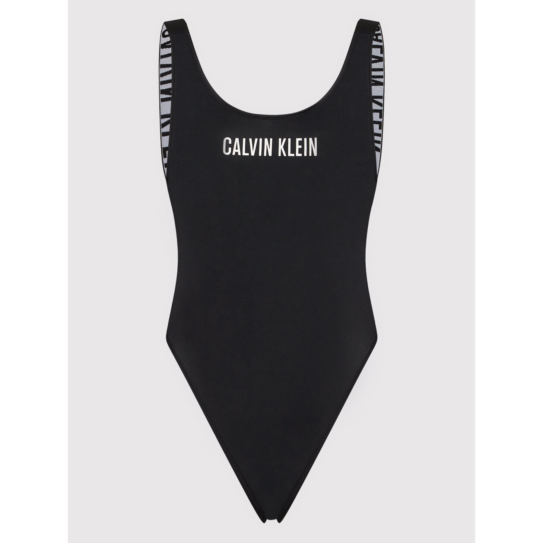 Calvin Klein Swimwear Bikiny Scoop KW0KW01599 Čierna - Pepit.sk