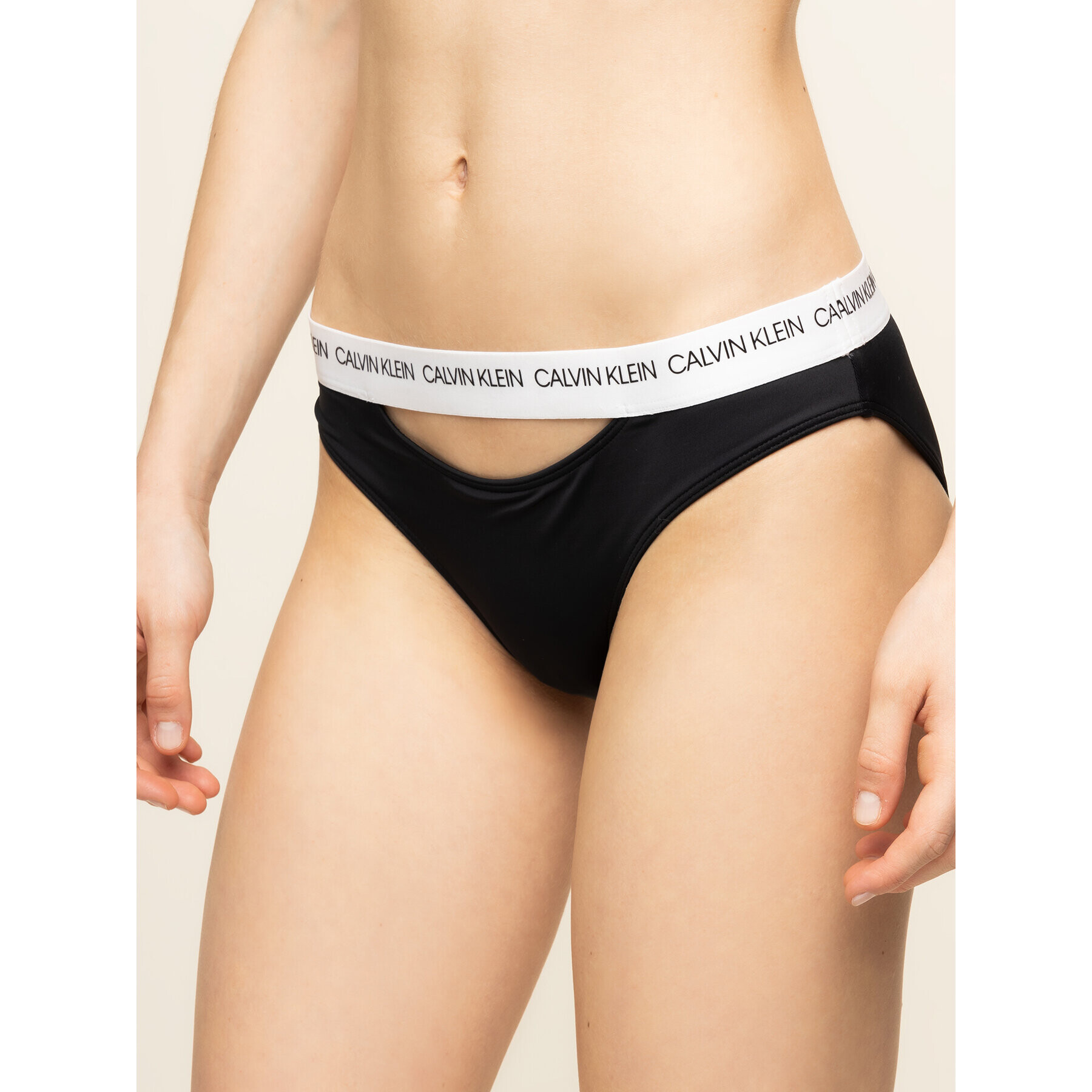 Calvin Klein Swimwear Spodný diel bikín Classic KW0KW00658 Čierna - Pepit.sk