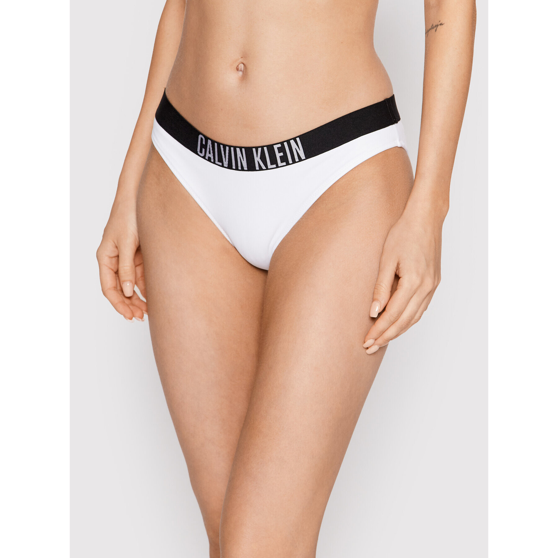 Calvin Klein Swimwear Spodný diel bikín Classic KW0KW01859 Biela - Pepit.sk