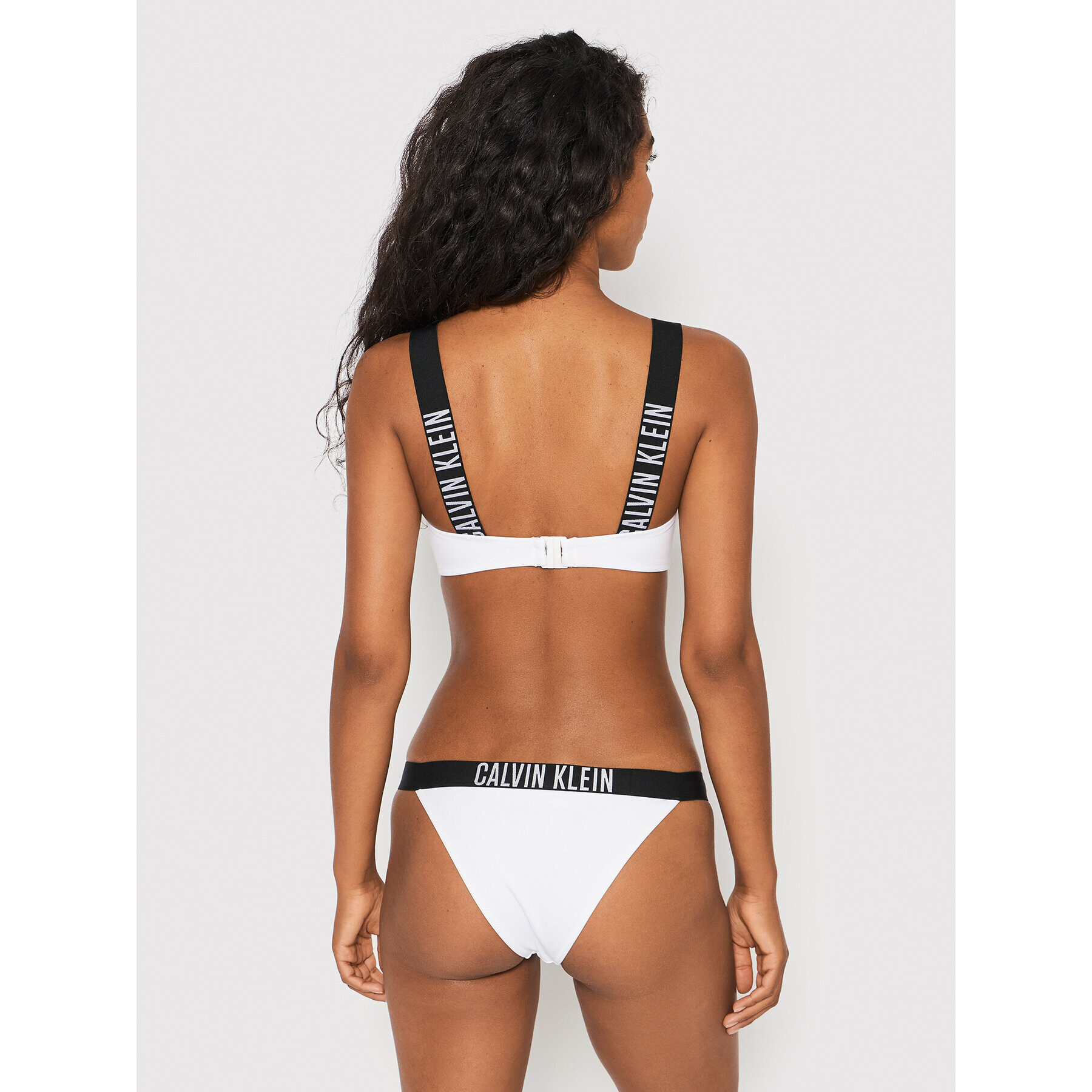 Calvin Klein Swimwear Spodný diel bikín KW0KW01726 Biela - Pepit.sk