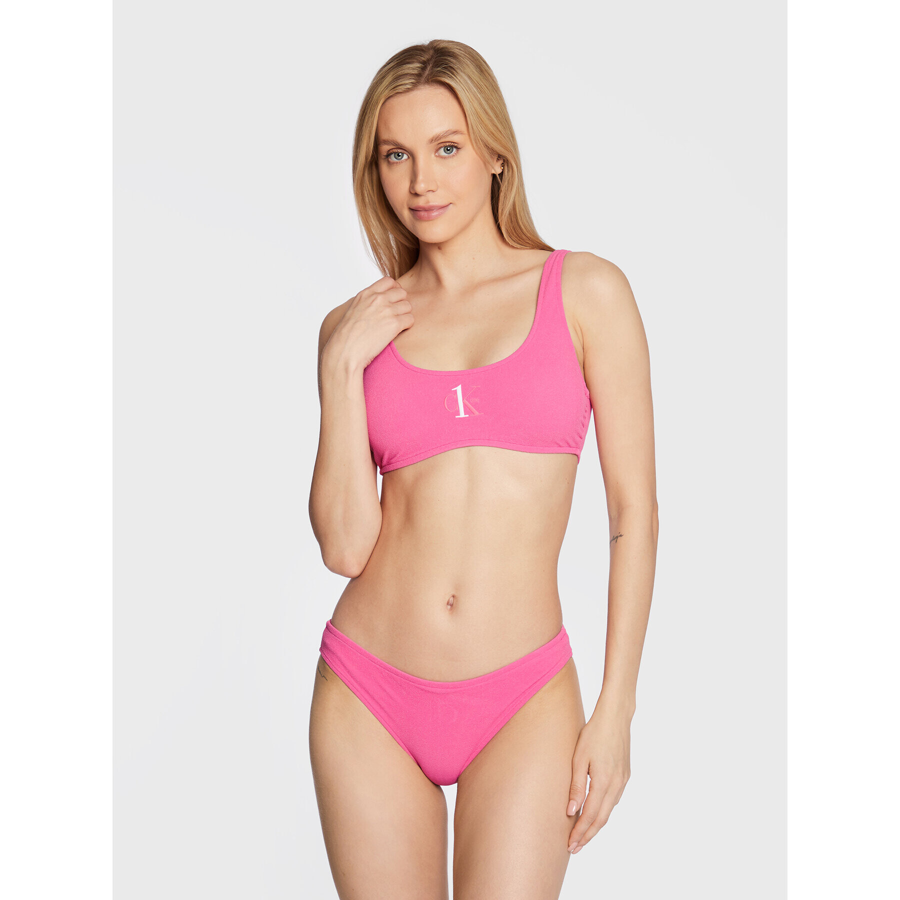 Calvin Klein Swimwear Spodný diel bikín KW0KW01885 Ružová - Pepit.sk