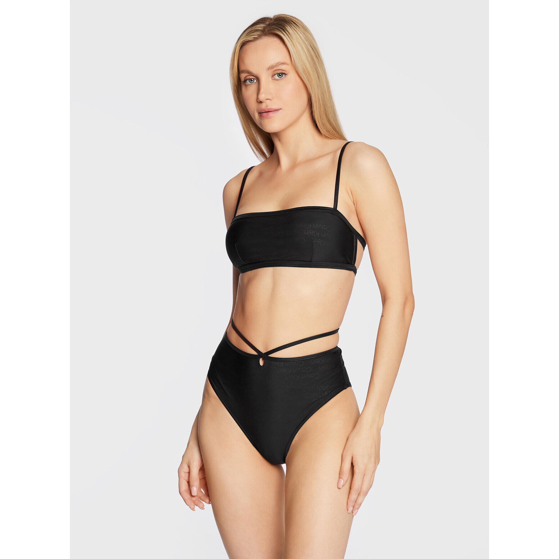 Calvin Klein Swimwear Spodný diel bikín KW0KW01894 Čierna - Pepit.sk