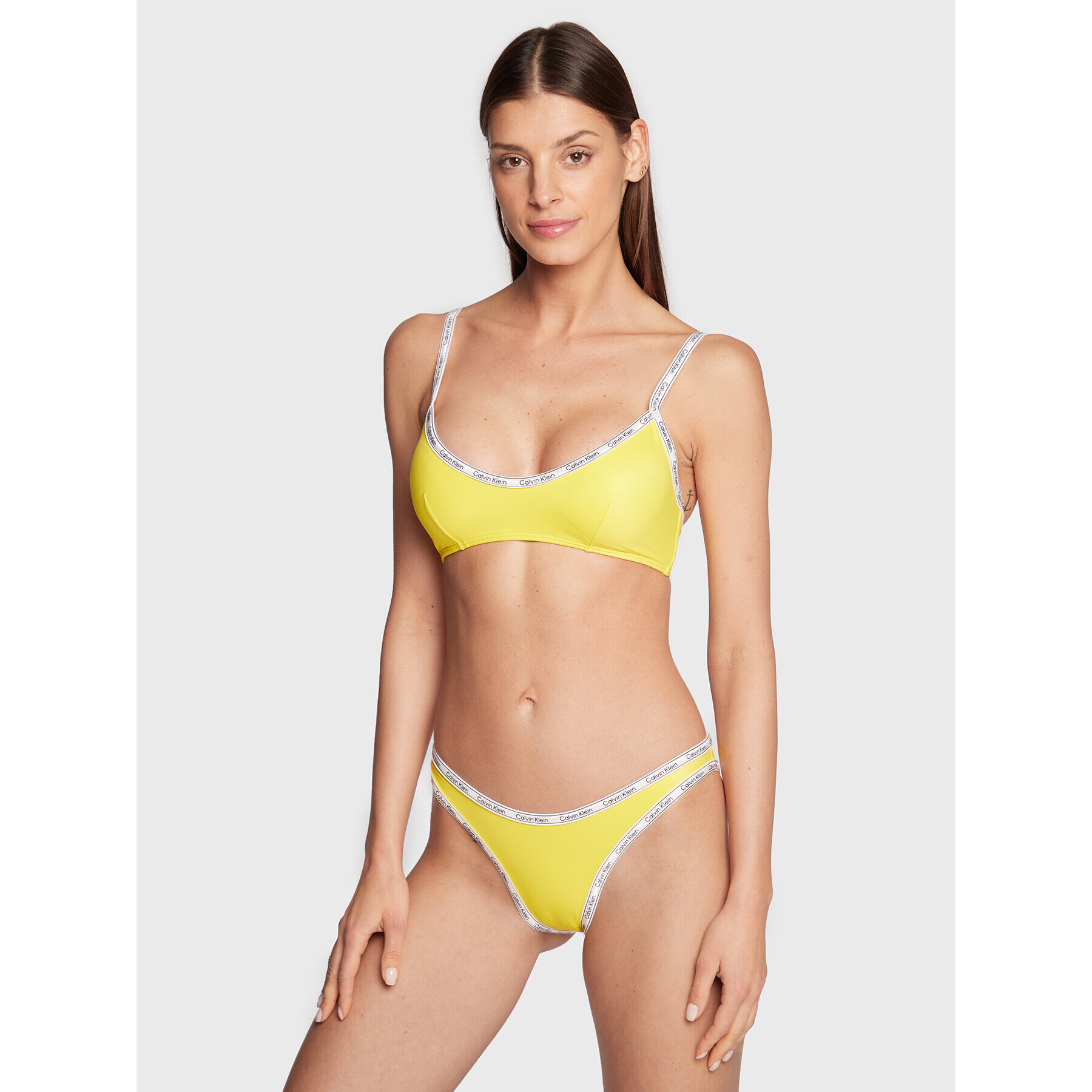 Calvin Klein Swimwear Spodný diel bikín KW0KW01952 Žltá - Pepit.sk