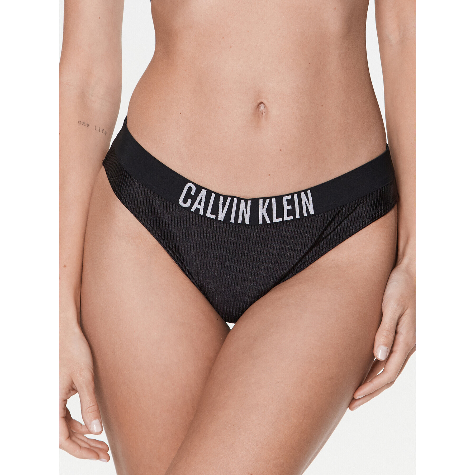 Calvin Klein Swimwear Spodný diel bikín KW0KW01986 Čierna - Pepit.sk