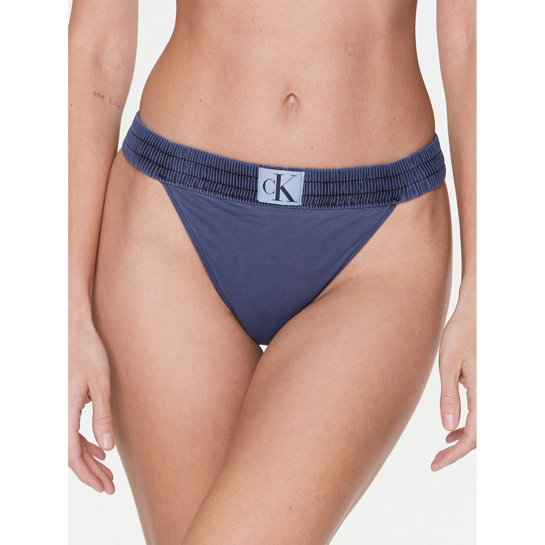 Calvin Klein Swimwear Spodný diel bikín KW0KW01991 Modrá - Pepit.sk