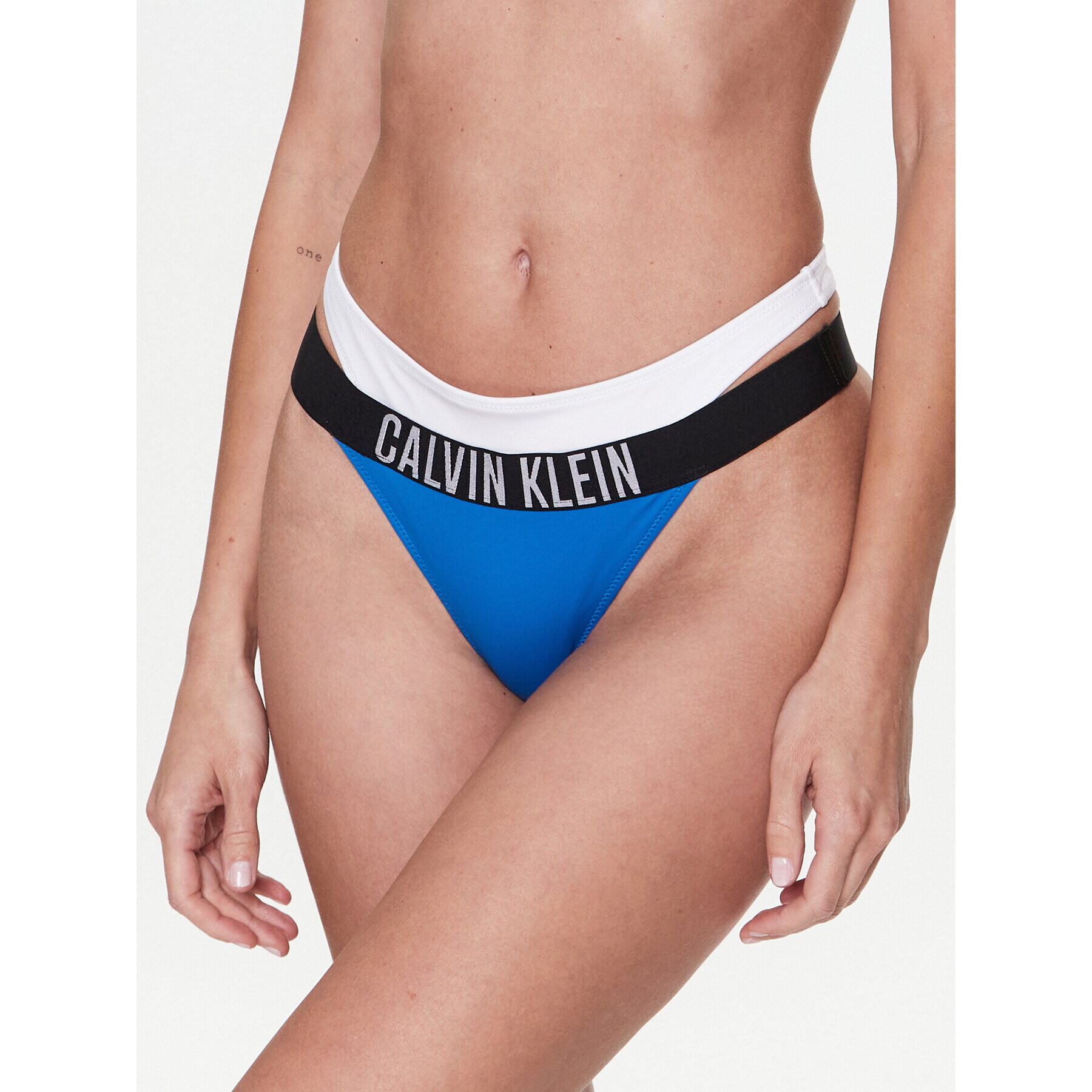 Calvin Klein Swimwear Spodný diel bikín KW0KW02020 Modrá - Pepit.sk