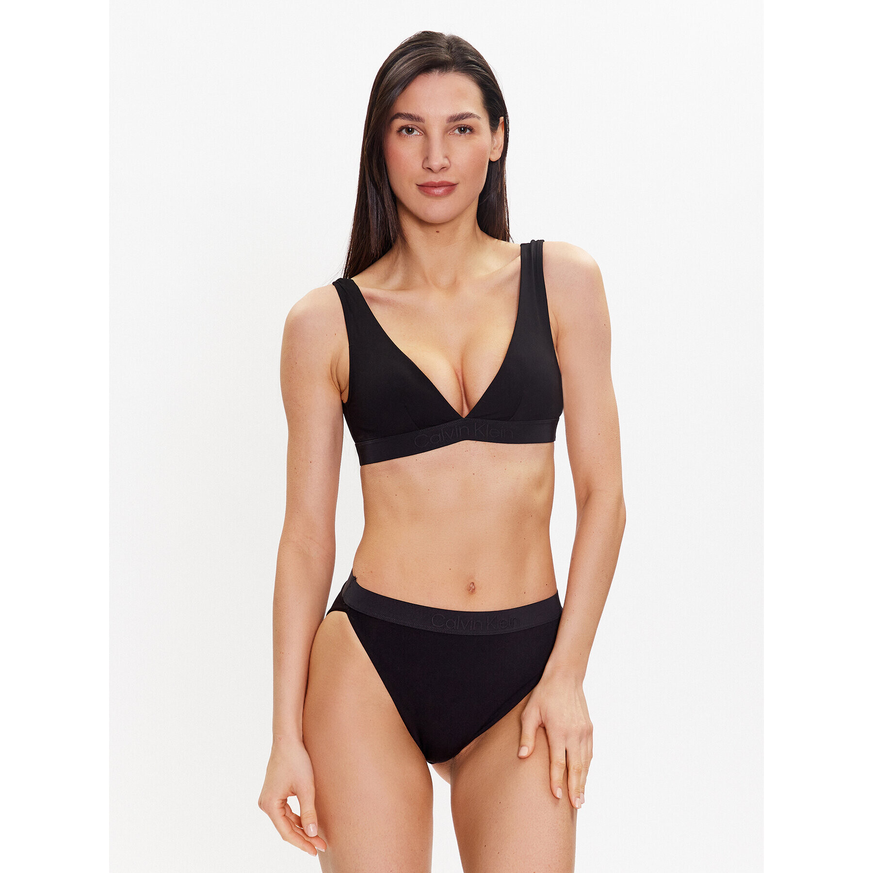 Calvin Klein Swimwear Spodný diel bikín KW0KW02033 Čierna - Pepit.sk