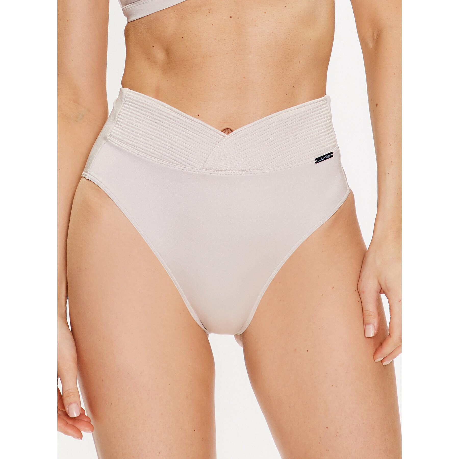 Calvin Klein Swimwear Spodný diel bikín KW0KW02141 Béžová - Pepit.sk