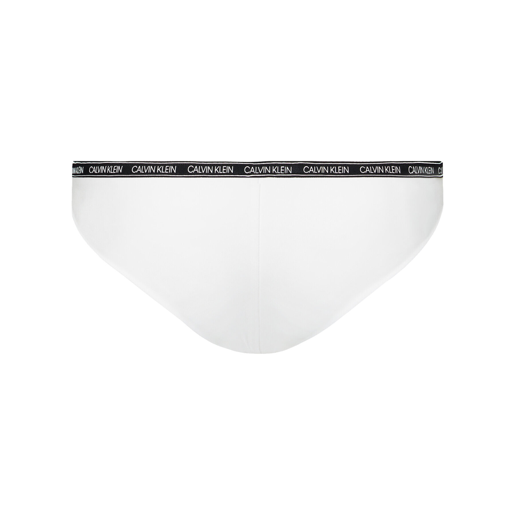 Calvin Klein Swimwear Spodný diel bikín Logo Tape KW0KW01275 Biela - Pepit.sk