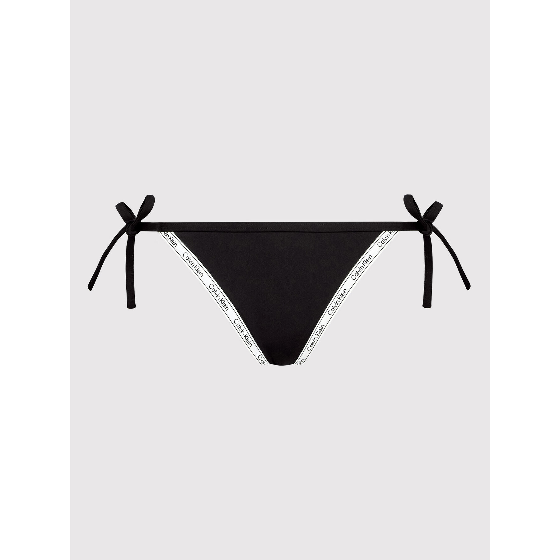 Calvin Klein Swimwear Spodný diel bikín Logo Tape KW0KW01711 Čierna - Pepit.sk