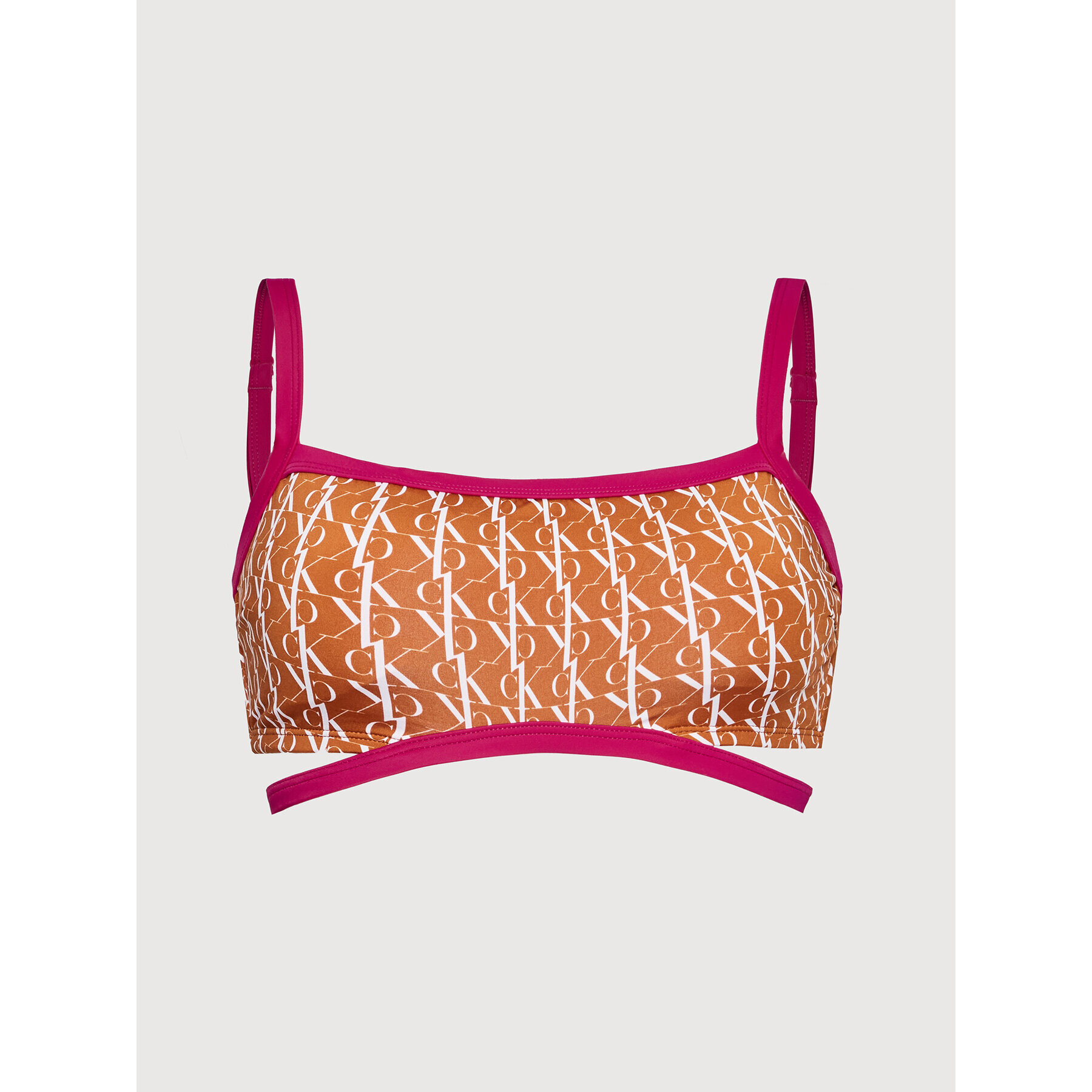 Calvin Klein Swimwear Vrchný diel bikín Bandeau KW0KW01746 Farebná - Pepit.sk