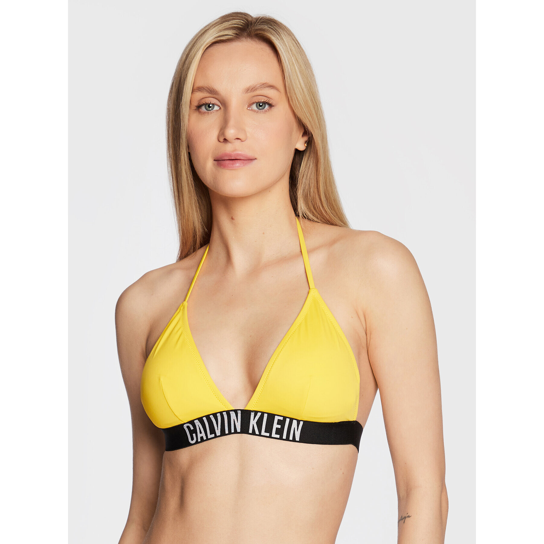 Calvin Klein Swimwear Vrchný diel bikín Intense Power KW0KW01850 Žltá - Pepit.sk