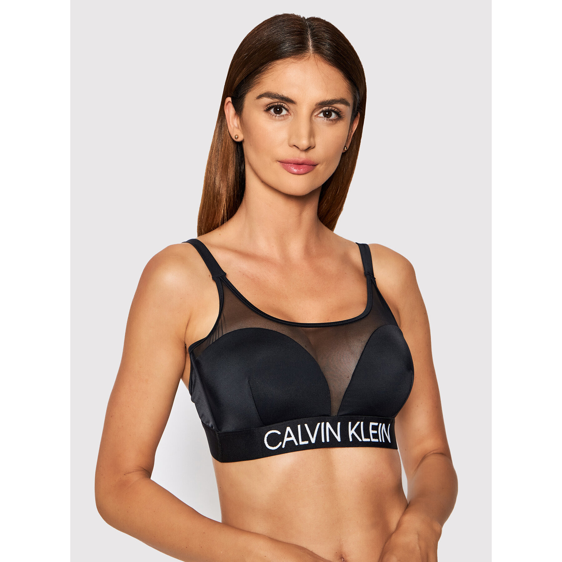 Calvin Klein Swimwear Vrchný diel bikín KW0KW01310 Čierna - Pepit.sk