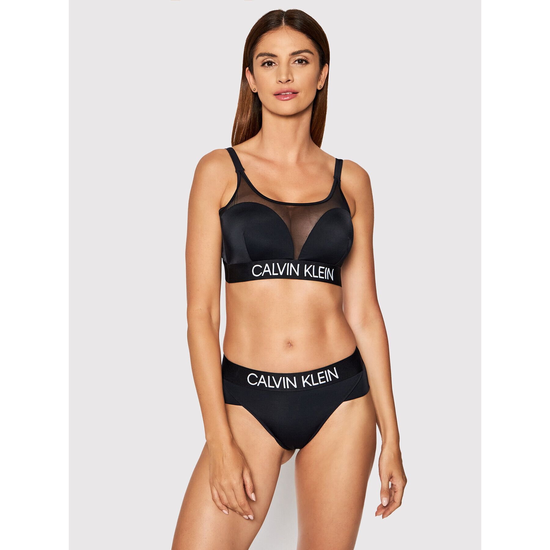 Calvin Klein Swimwear Vrchný diel bikín KW0KW01310 Čierna - Pepit.sk