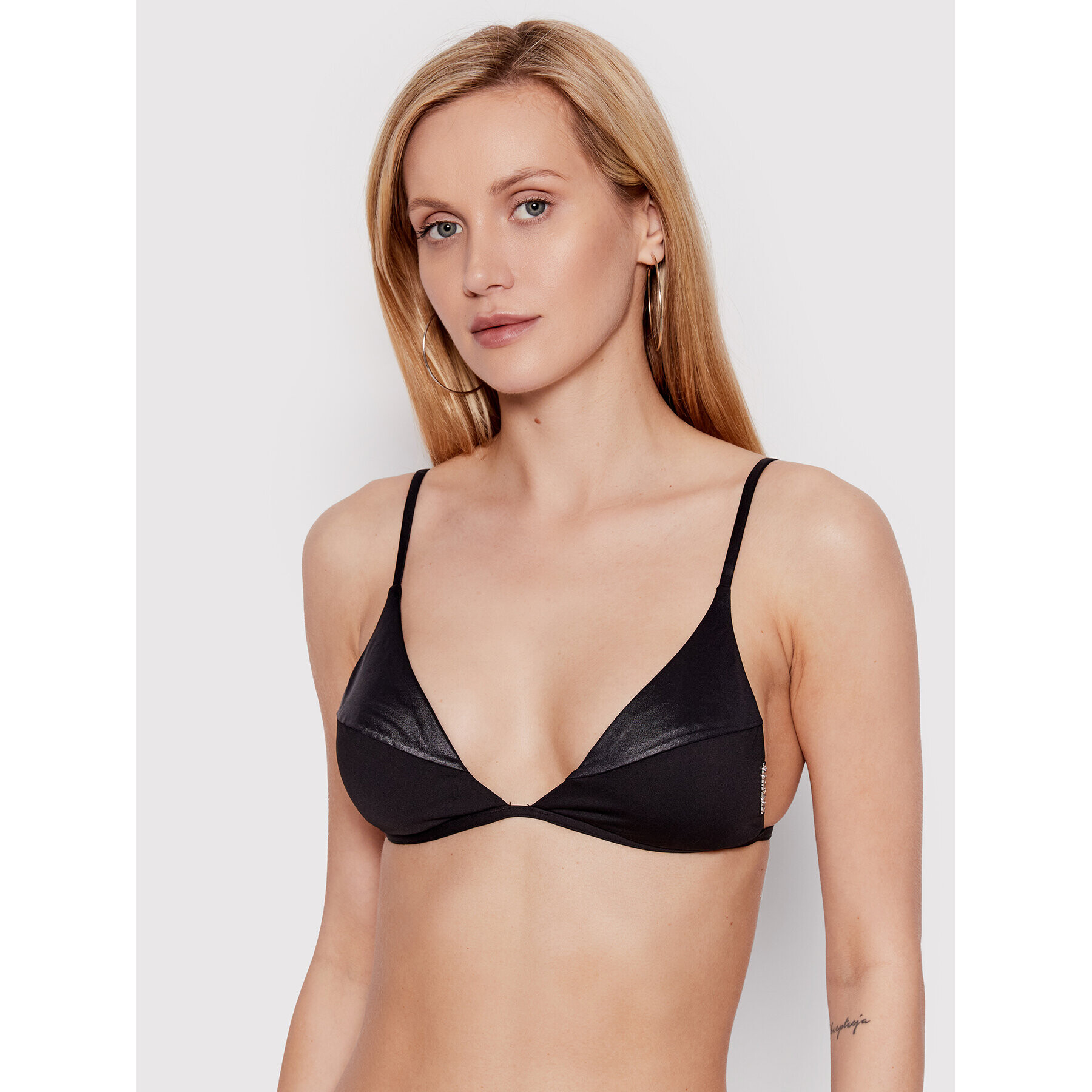 Calvin Klein Swimwear Vrchný diel bikín KW0KW01606 Čierna - Pepit.sk