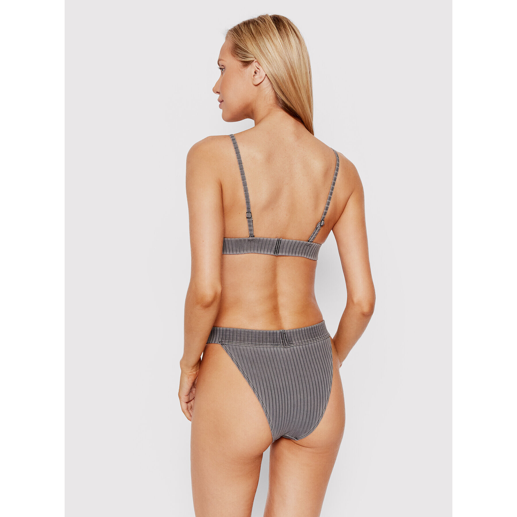 Calvin Klein Swimwear Vrchný diel bikín KW0KW01748 Sivá - Pepit.sk