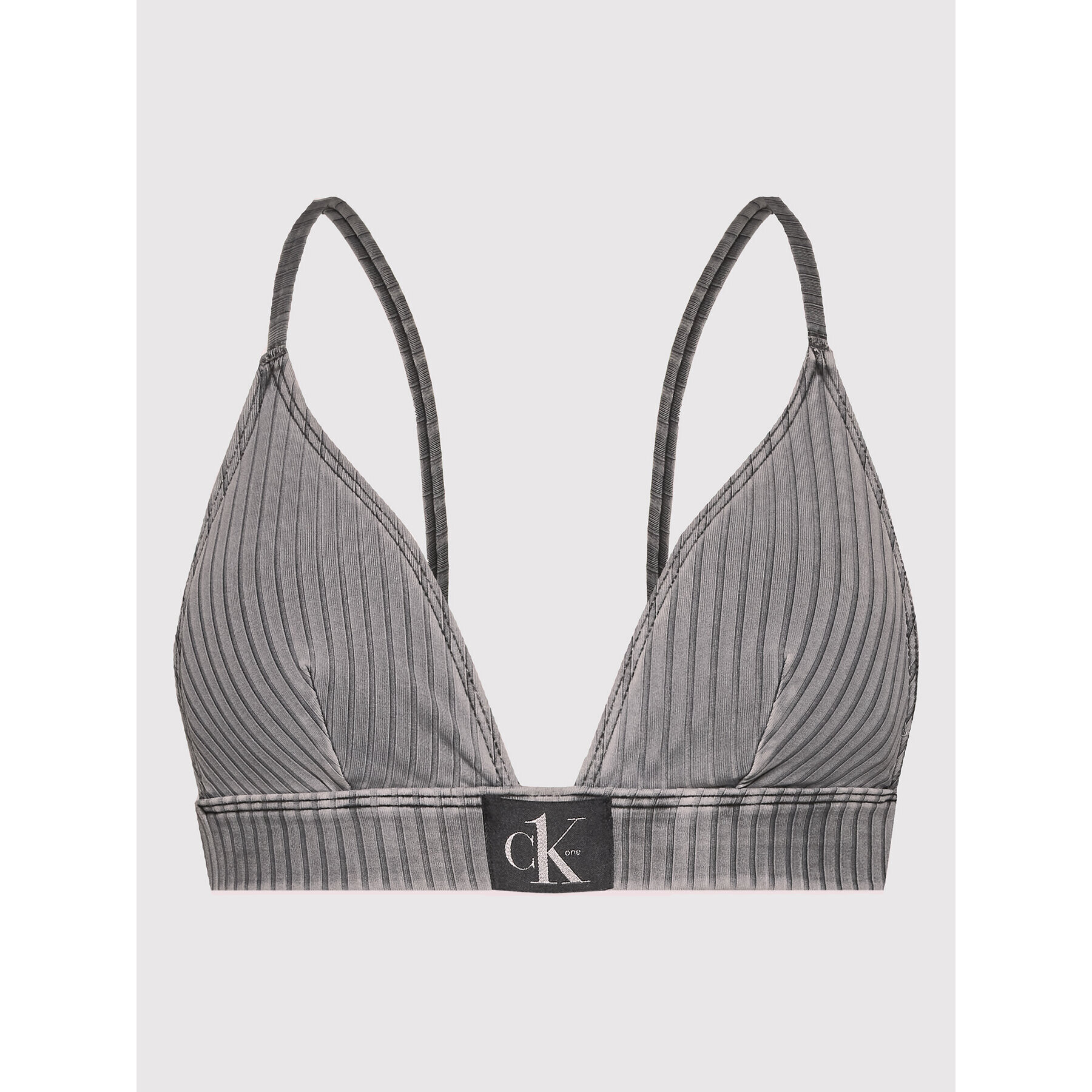 Calvin Klein Swimwear Vrchný diel bikín KW0KW01748 Sivá - Pepit.sk