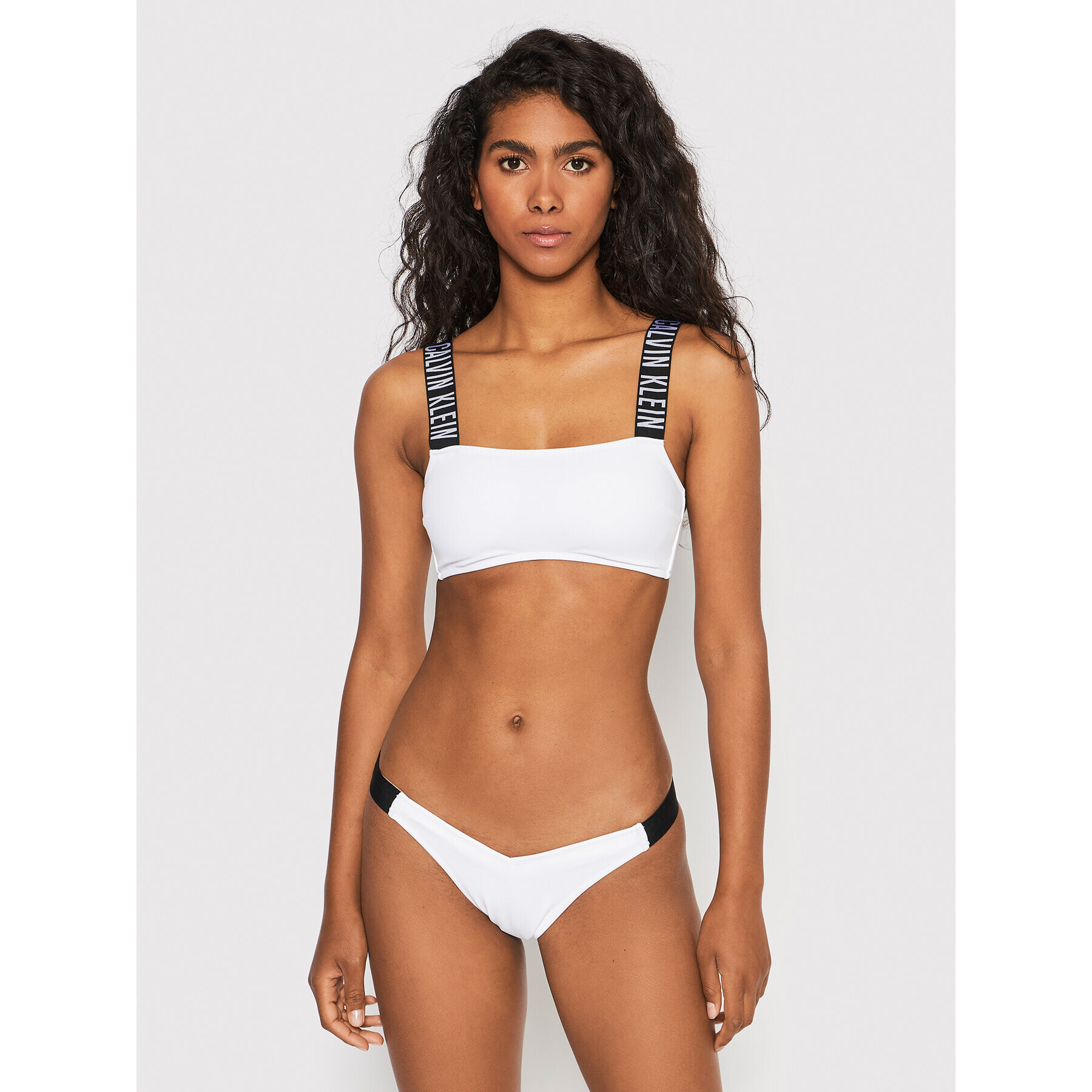 Calvin Klein Swimwear Vrchný diel bikín KW0KW01838 Biela - Pepit.sk