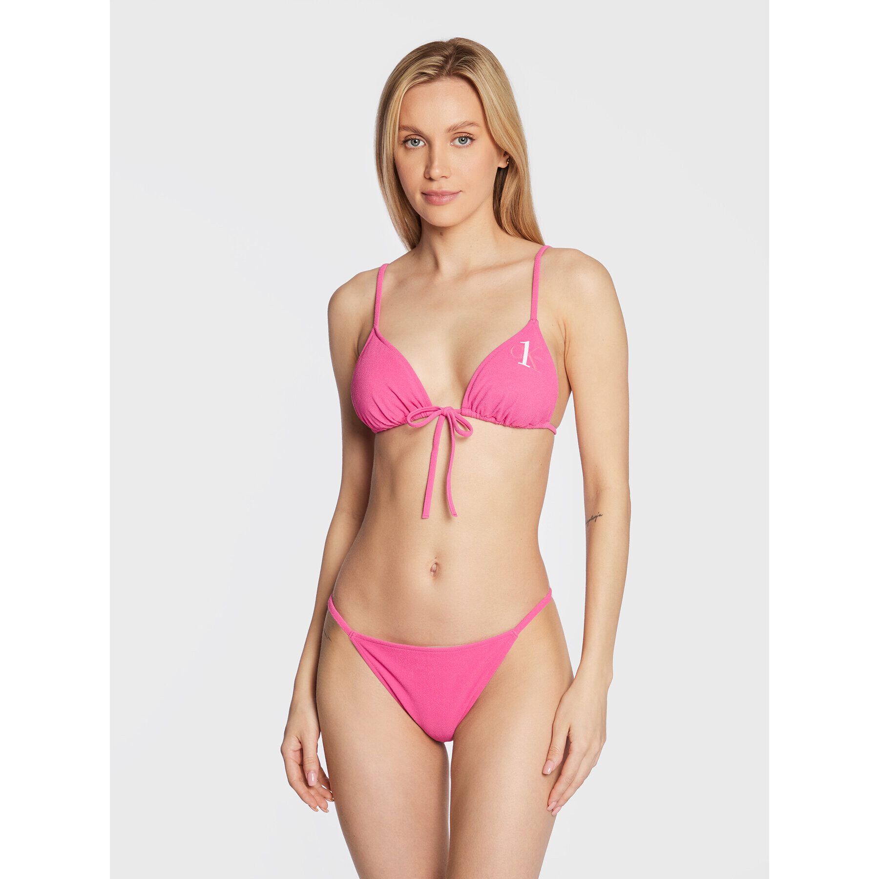 Calvin Klein Swimwear Vrchný diel bikín KW0KW01881 Ružová - Pepit.sk