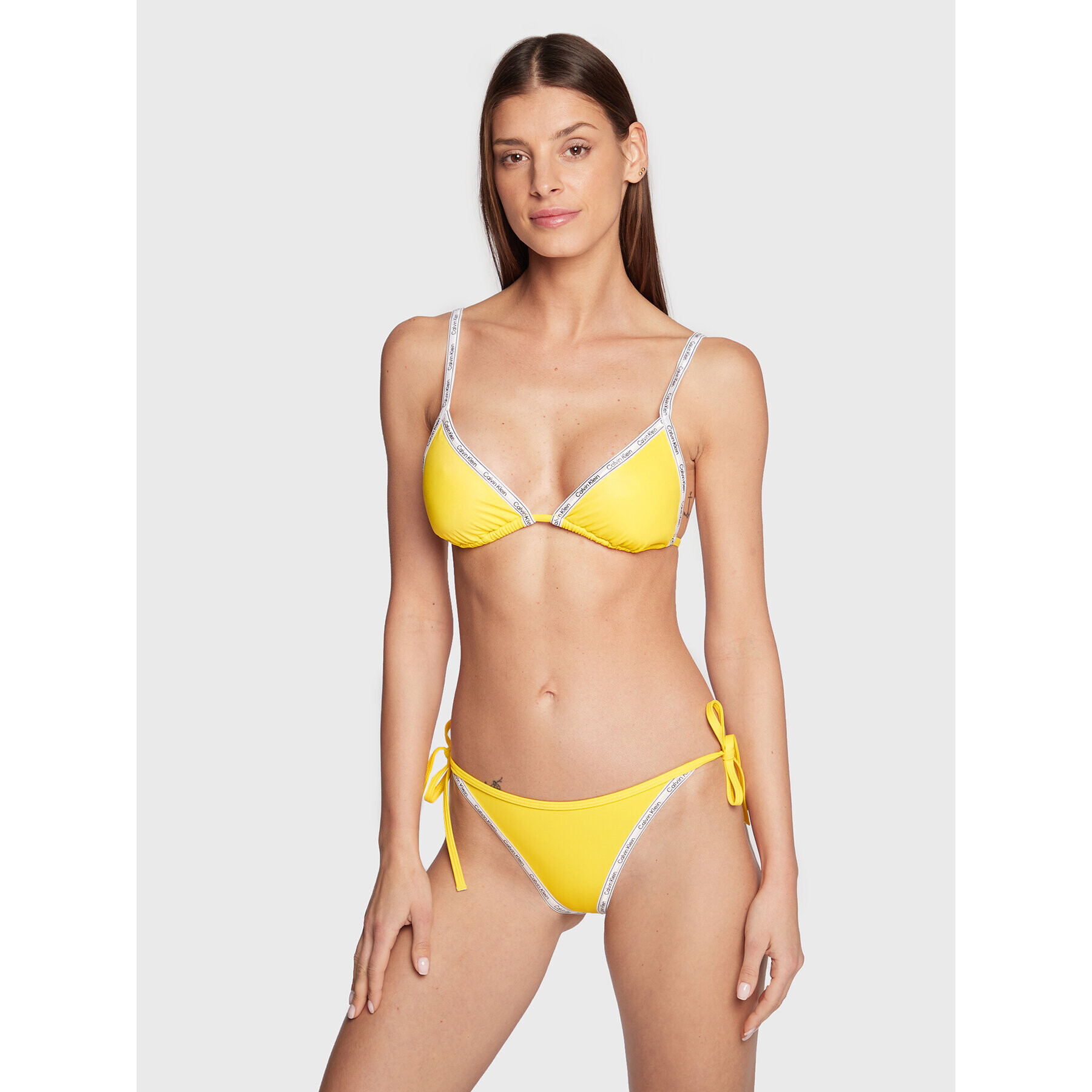 Calvin Klein Swimwear Vrchný diel bikín KW0KW01945 Žltá - Pepit.sk