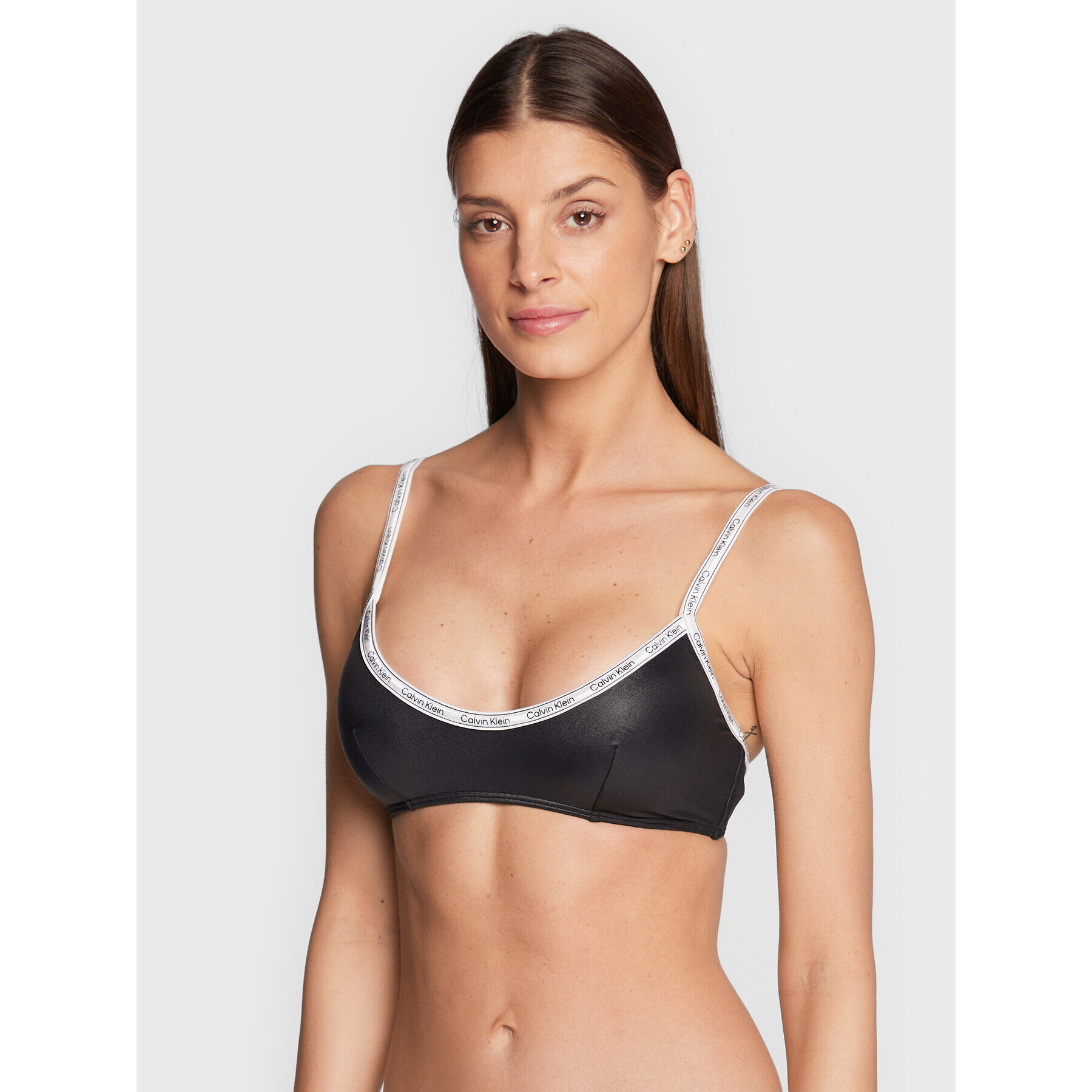 Calvin Klein Swimwear Vrchný diel bikín KW0KW01946 Čierna - Pepit.sk