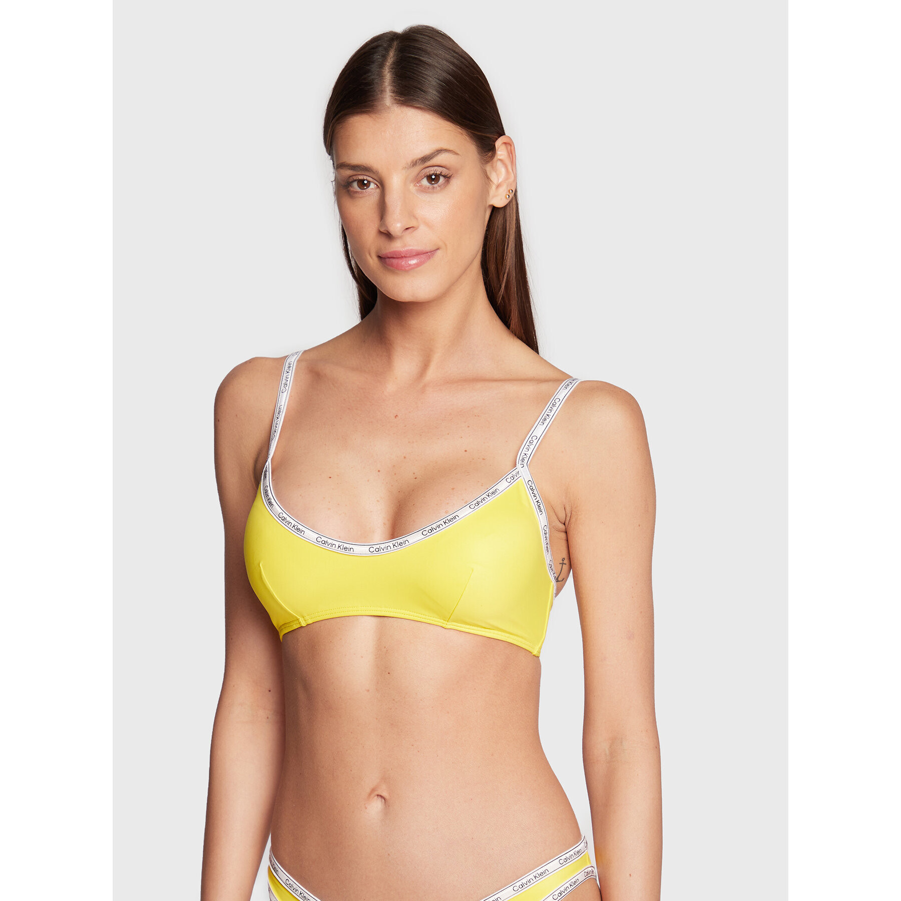 Calvin Klein Swimwear Vrchný diel bikín KW0KW01946 Žltá - Pepit.sk