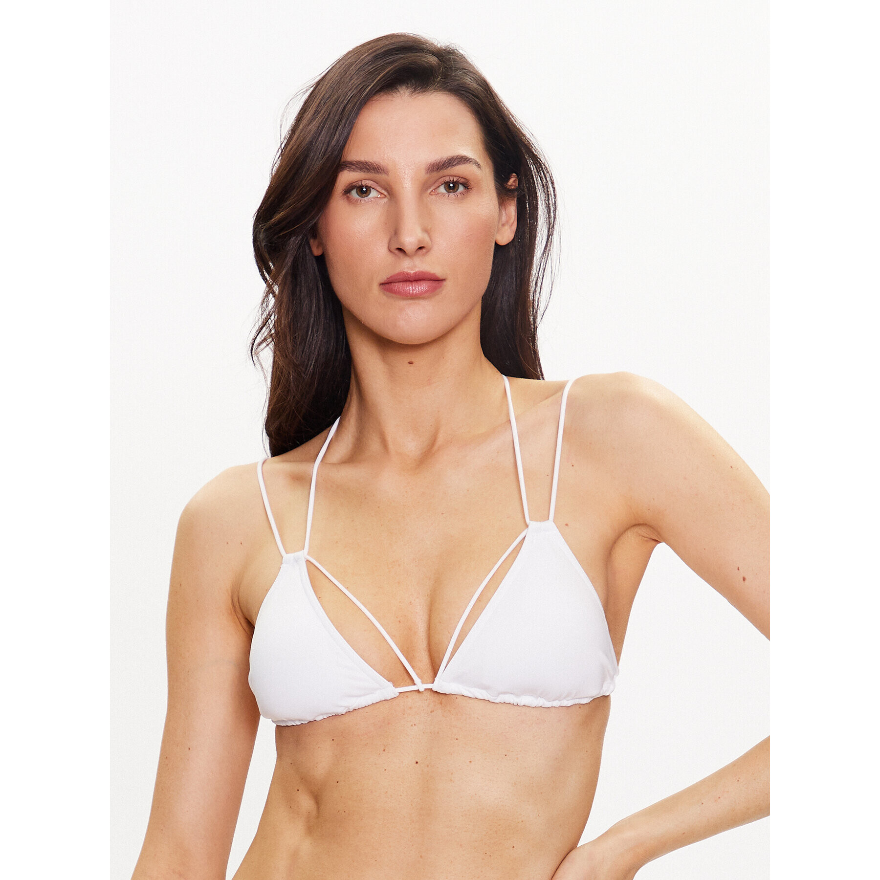 Calvin Klein Swimwear Vrchný diel bikín KW0KW02023 Biela - Pepit.sk