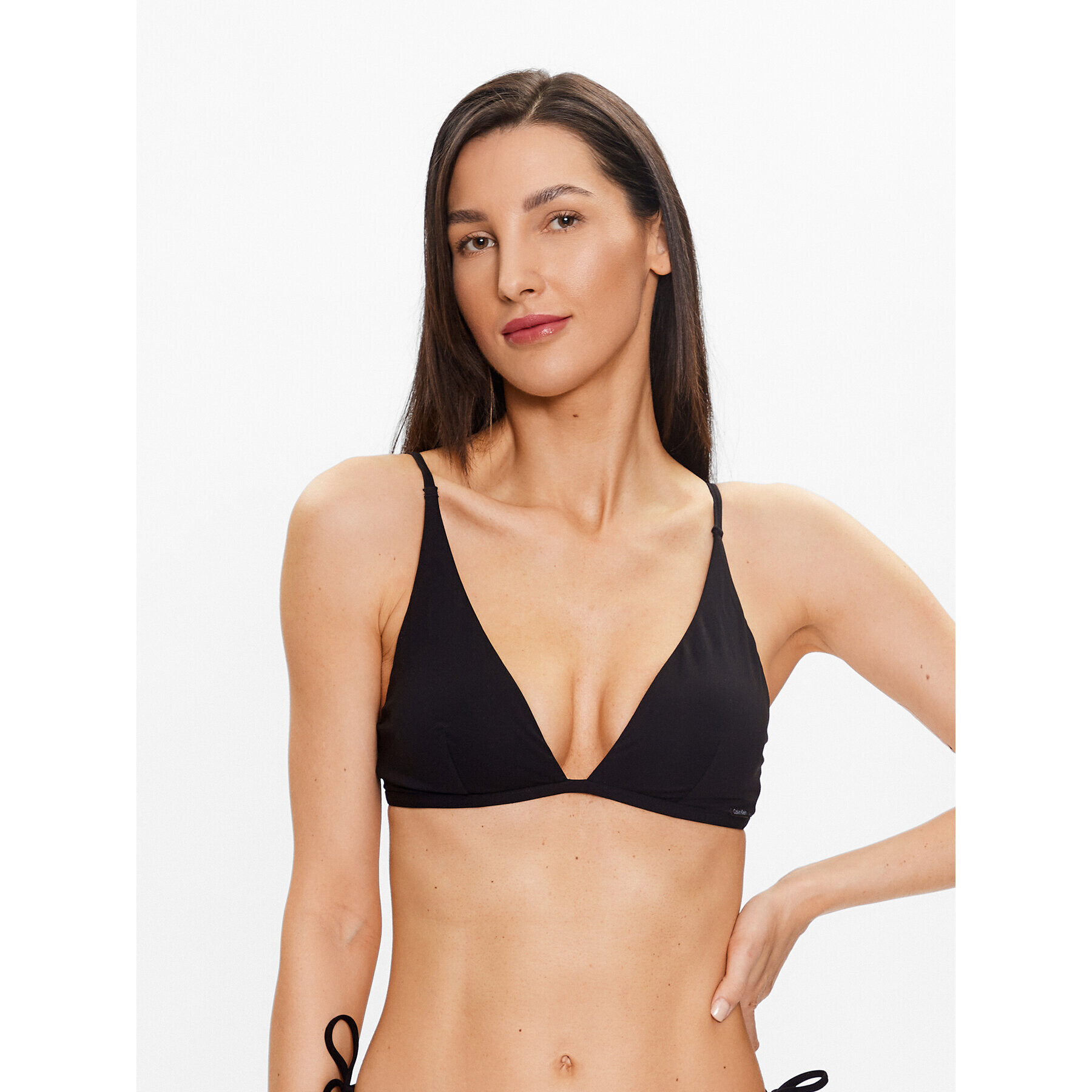 Calvin Klein Swimwear Vrchný diel bikín KW0KW02041 Čierna - Pepit.sk