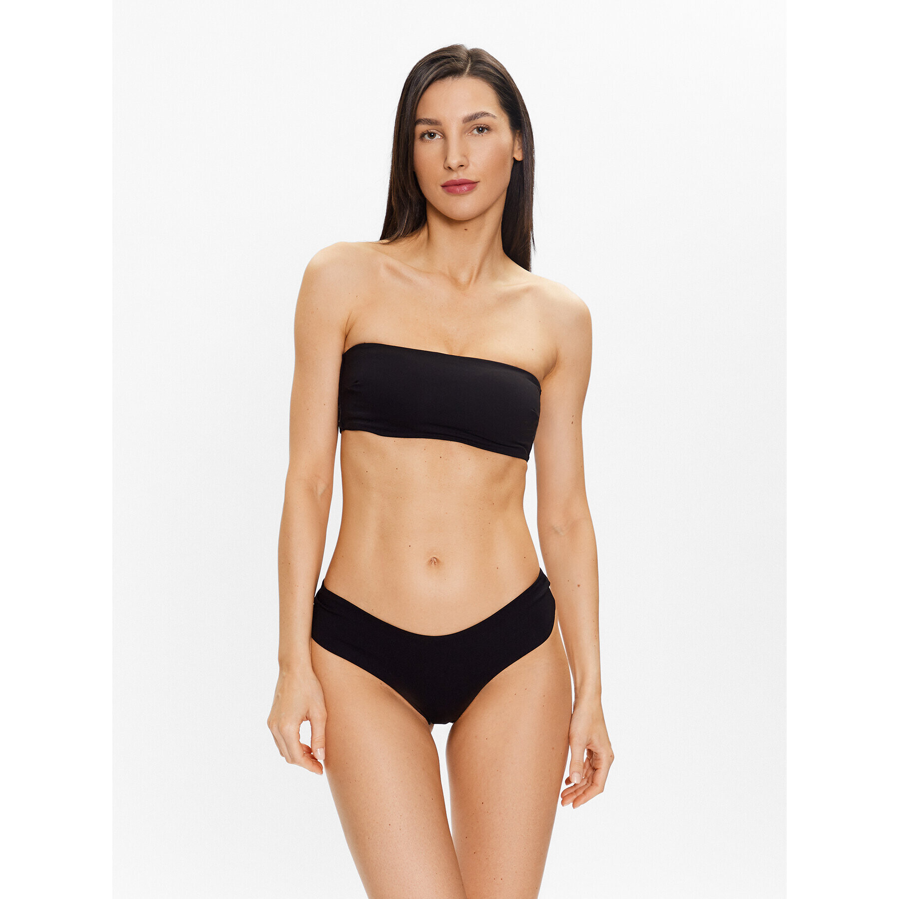 Calvin Klein Swimwear Vrchný diel bikín KW0KW02042 Čierna - Pepit.sk