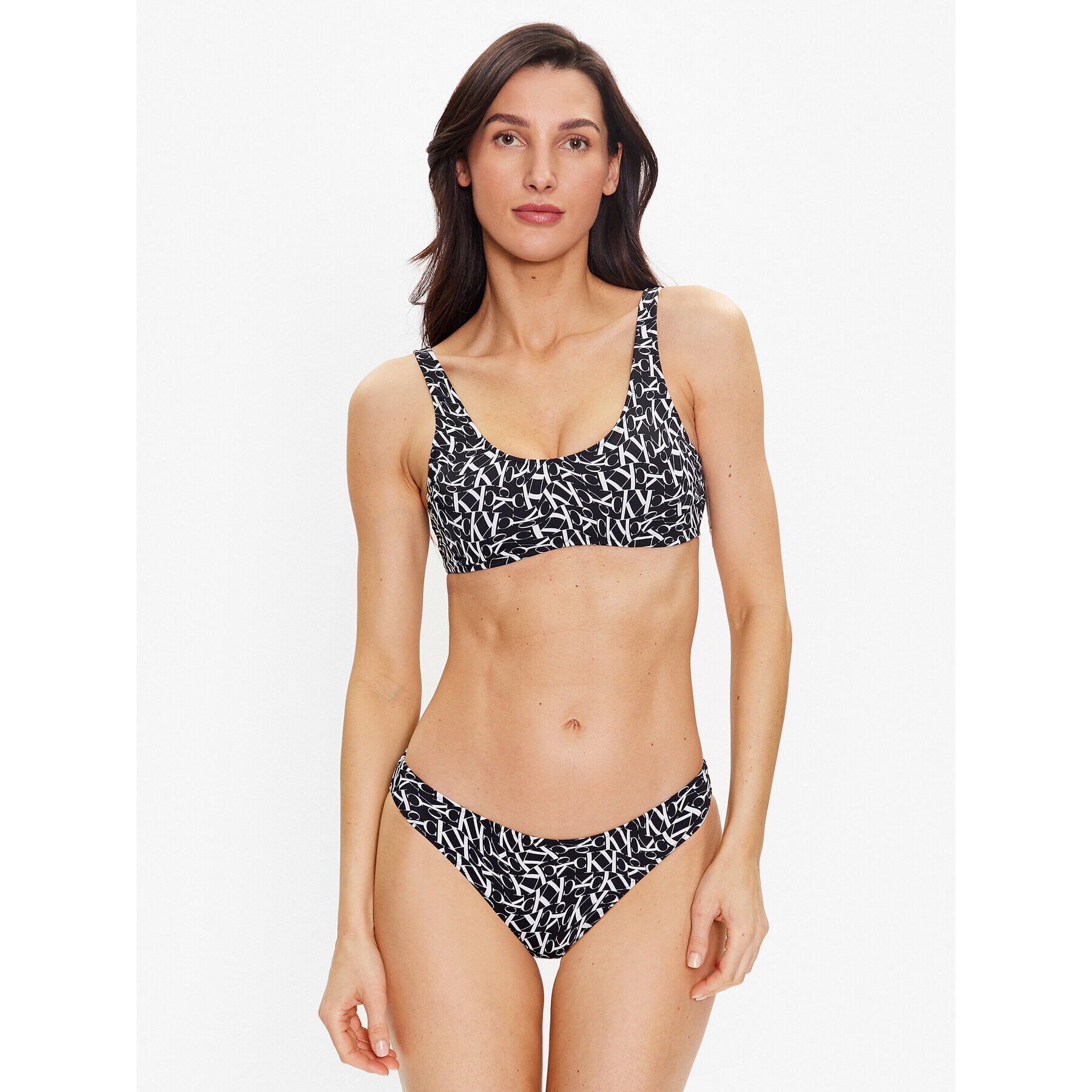 Calvin Klein Swimwear Vrchný diel bikín KW0KW02080 Čierna - Pepit.sk