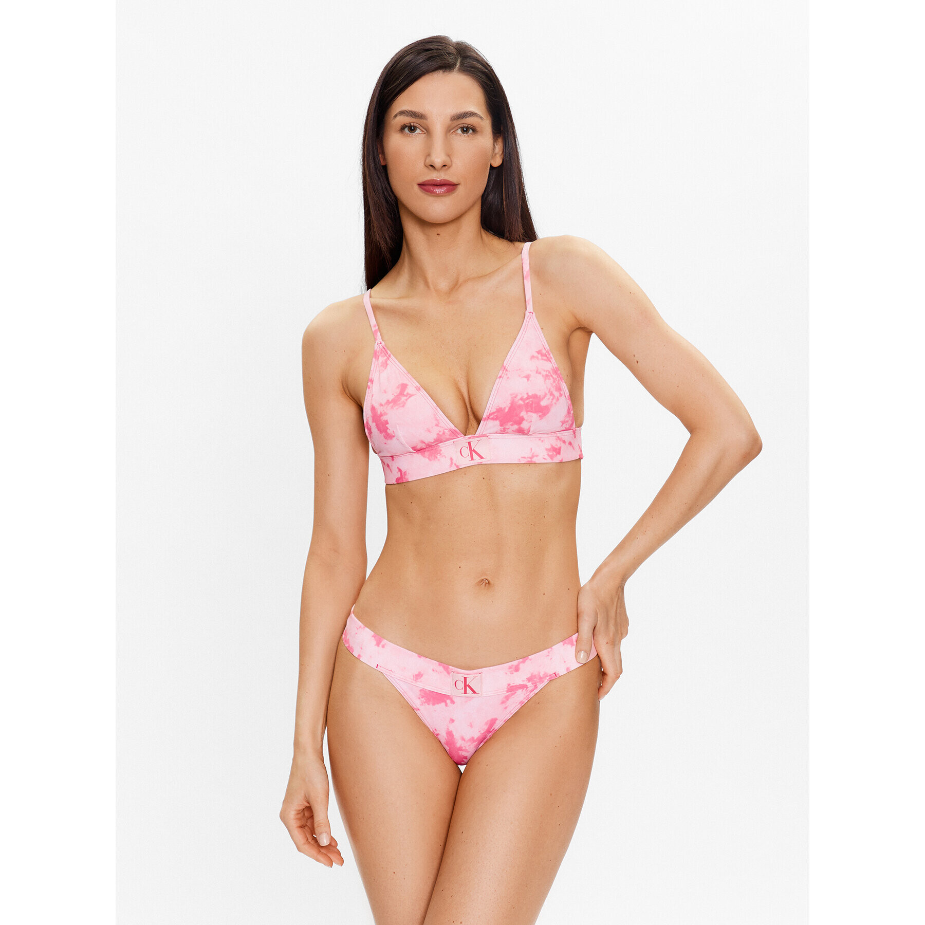 Calvin Klein Swimwear Vrchný diel bikín KW0KW02121 Ružová - Pepit.sk