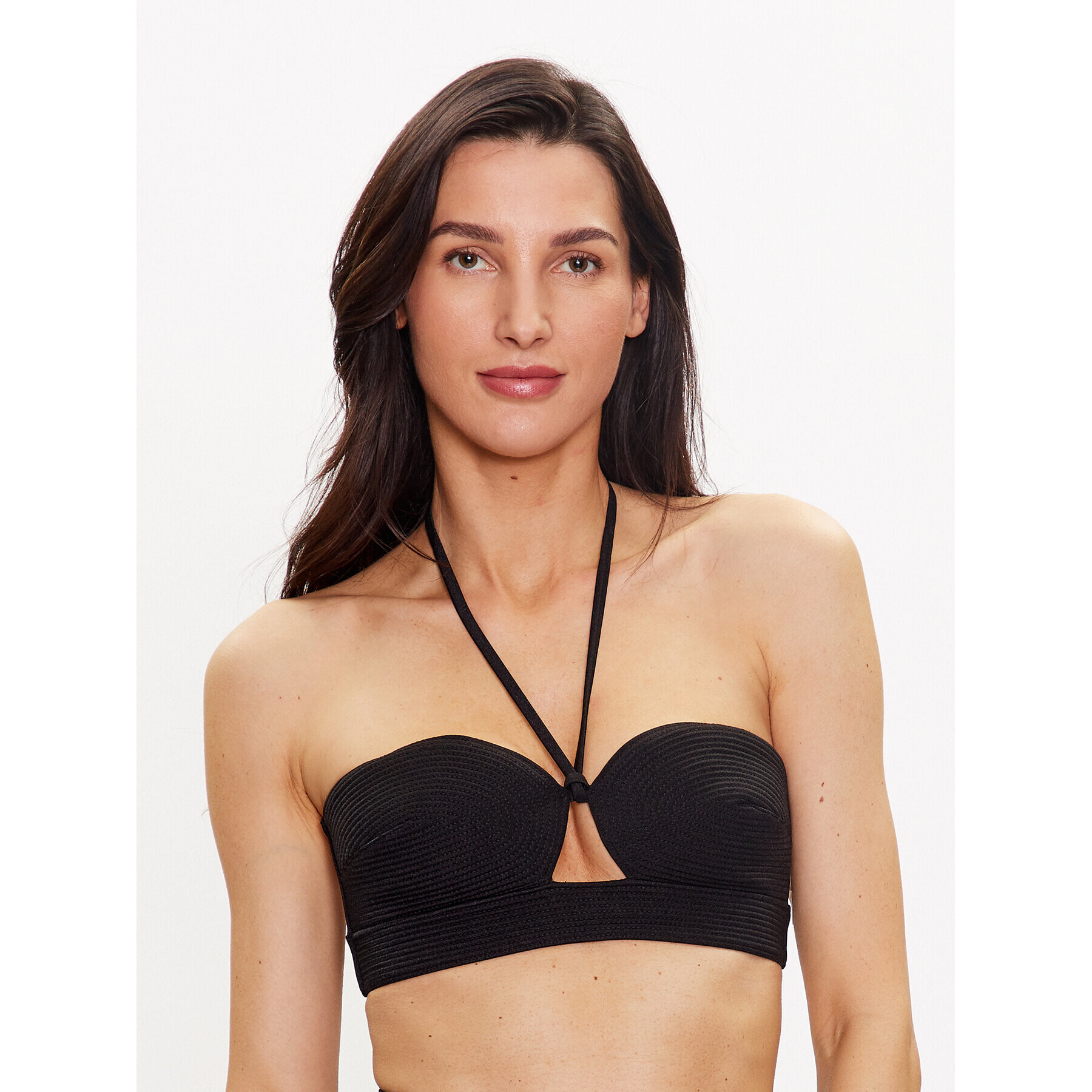 Calvin Klein Swimwear Vrchný diel bikín KW0KW02144 Čierna - Pepit.sk