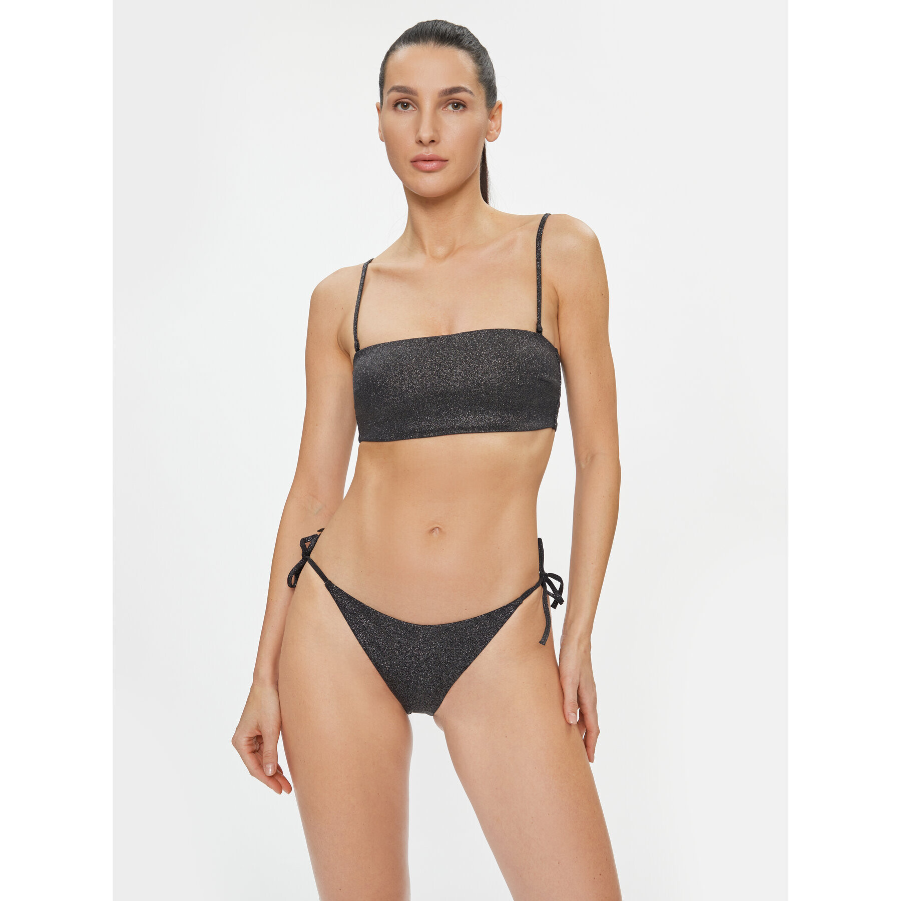 Calvin Klein Swimwear Vrchný diel bikín KW0KW02275 Čierna - Pepit.sk