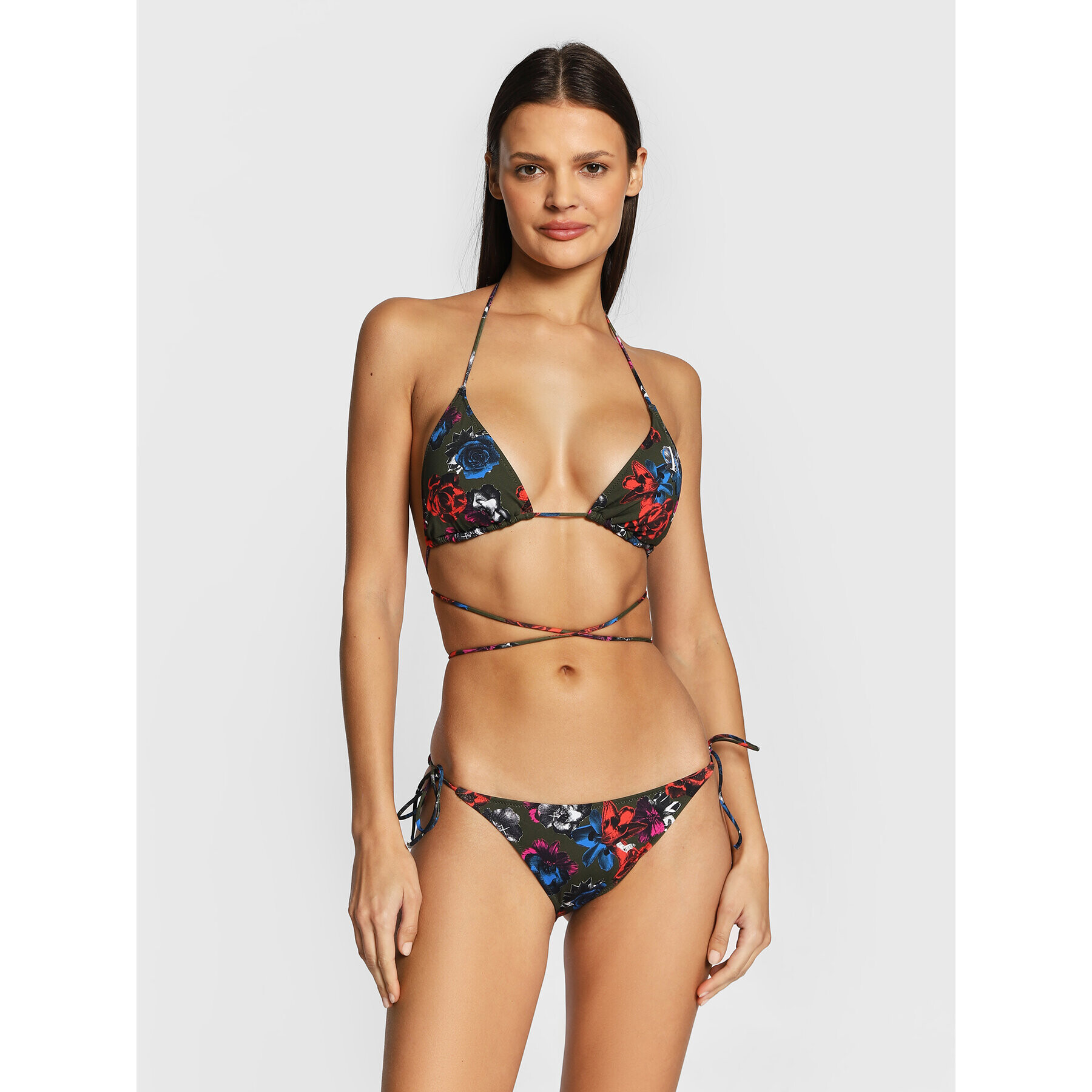 Calvin Klein Swimwear Vrchný diel bikín Print KW0KW01912 Farebná - Pepit.sk