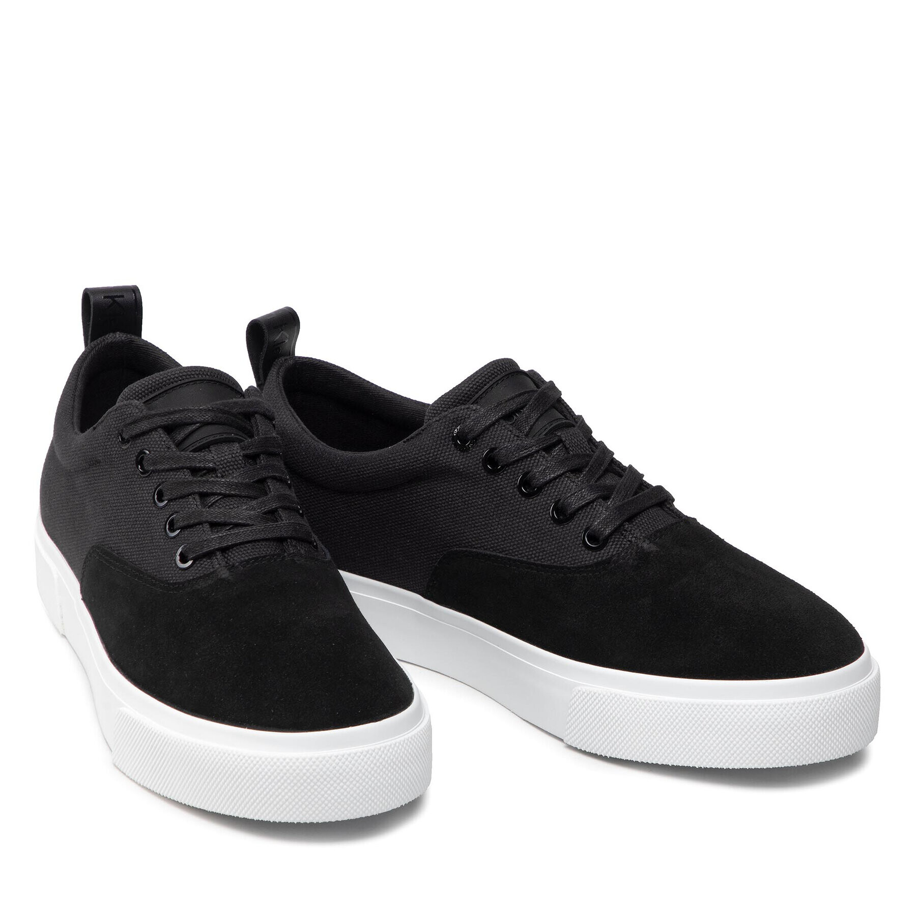 Calvin Klein Tenisky Low Top Lace Up Skate Cv Mix HM0HM00321 Čierna - Pepit.sk