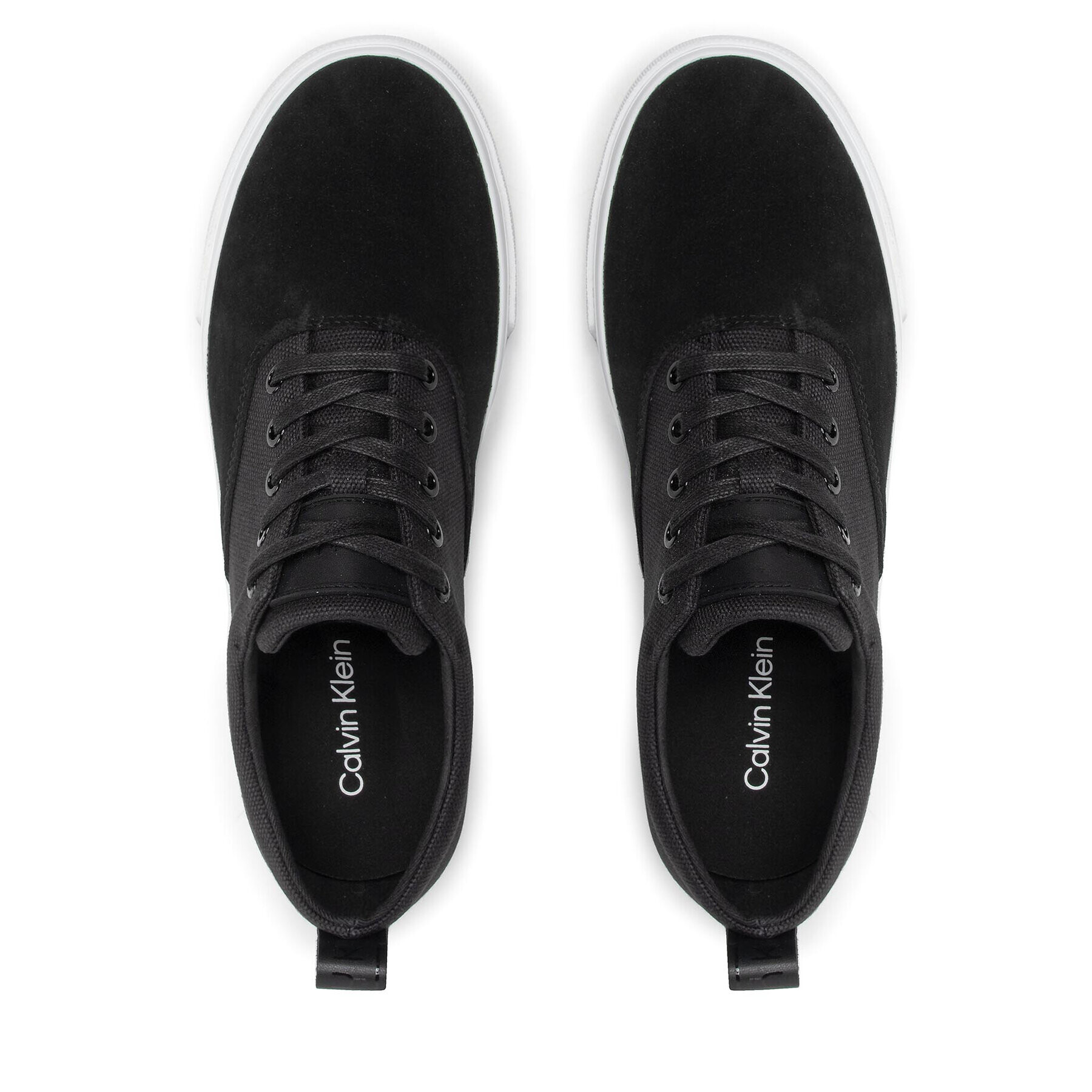 Calvin Klein Tenisky Low Top Lace Up Skate Cv Mix HM0HM00321 Čierna - Pepit.sk