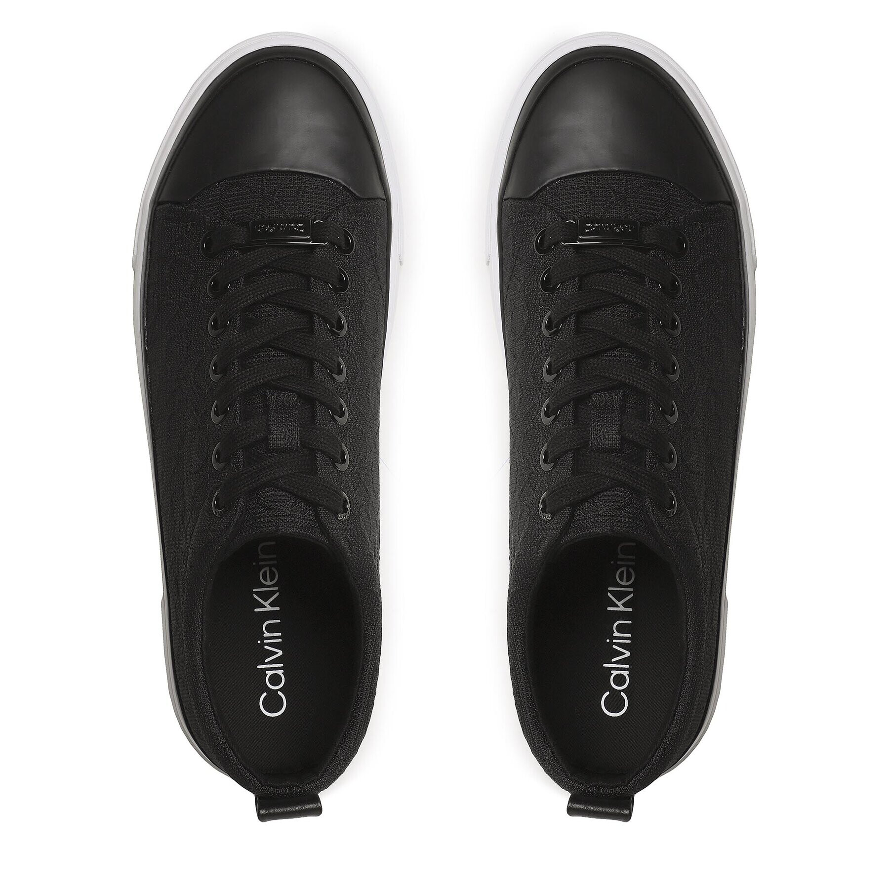 Calvin Klein Tenisky Vulc Lace-Up - Mono Jq HW0HW01777 Čierna - Pepit.sk