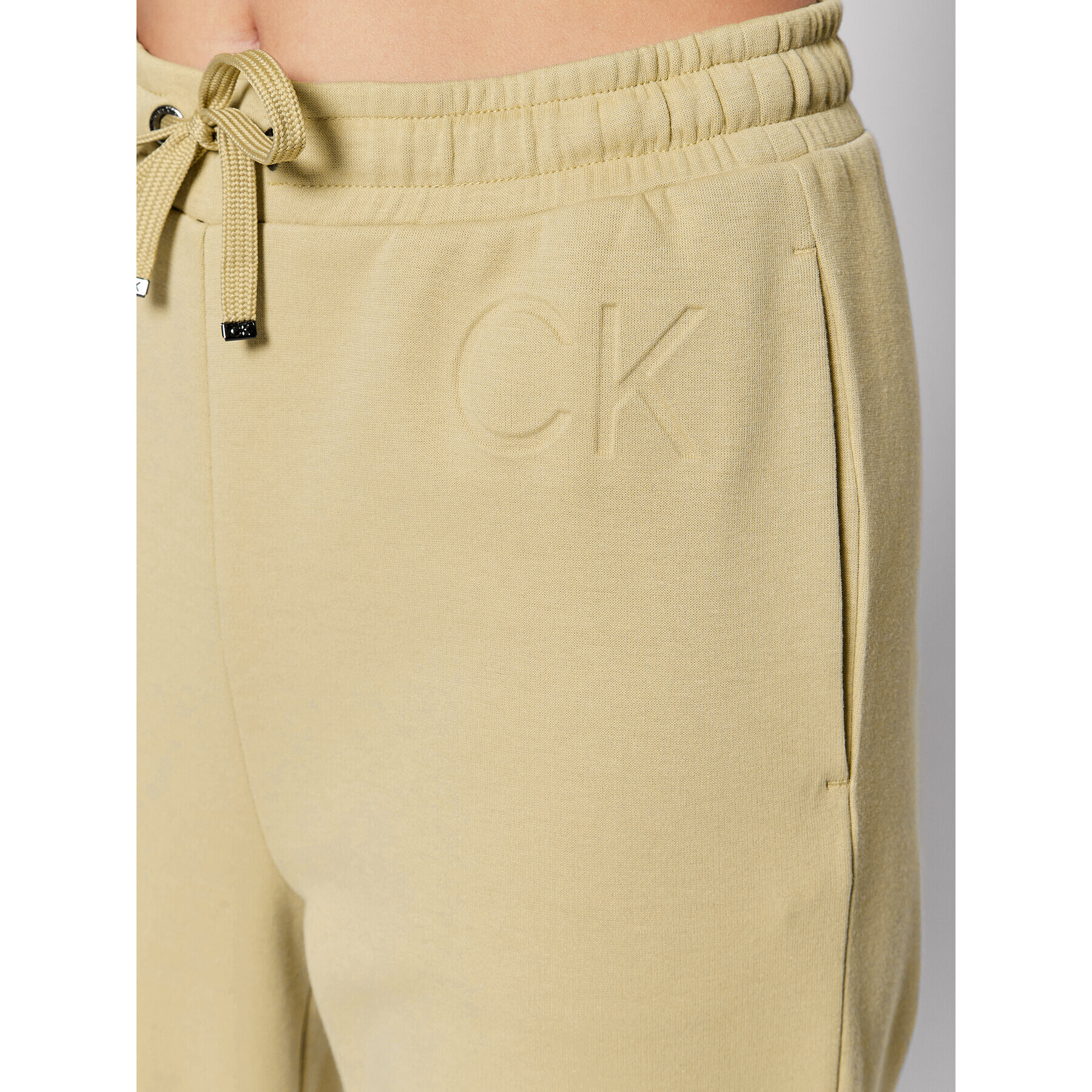 Calvin Klein Teplákové nohavice Modern Hybrid K20K203492 Béžová Regular Fit - Pepit.sk