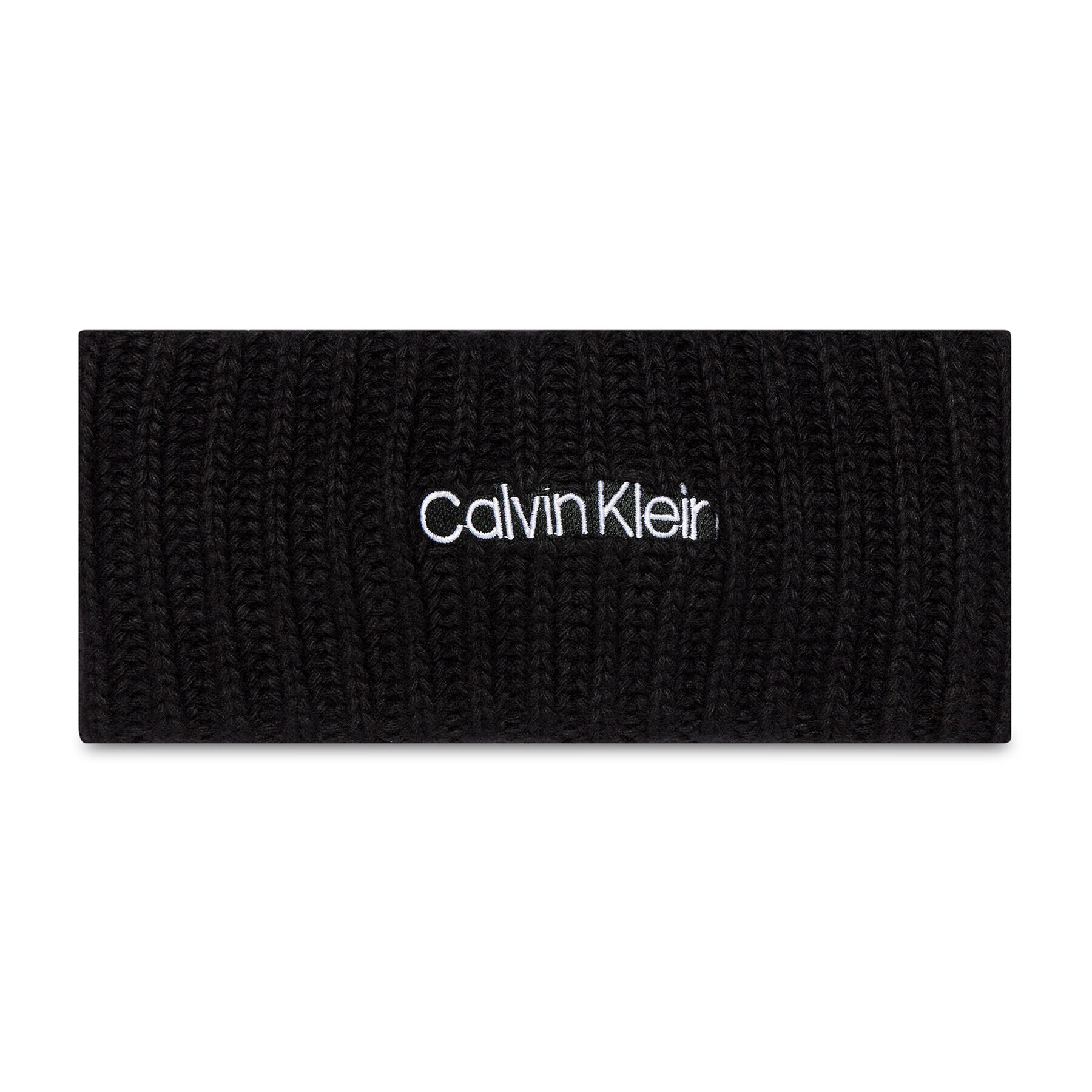 Calvin Klein Textilná čelenka Oversized Knit Headband K60K6086480 Čierna - Pepit.sk