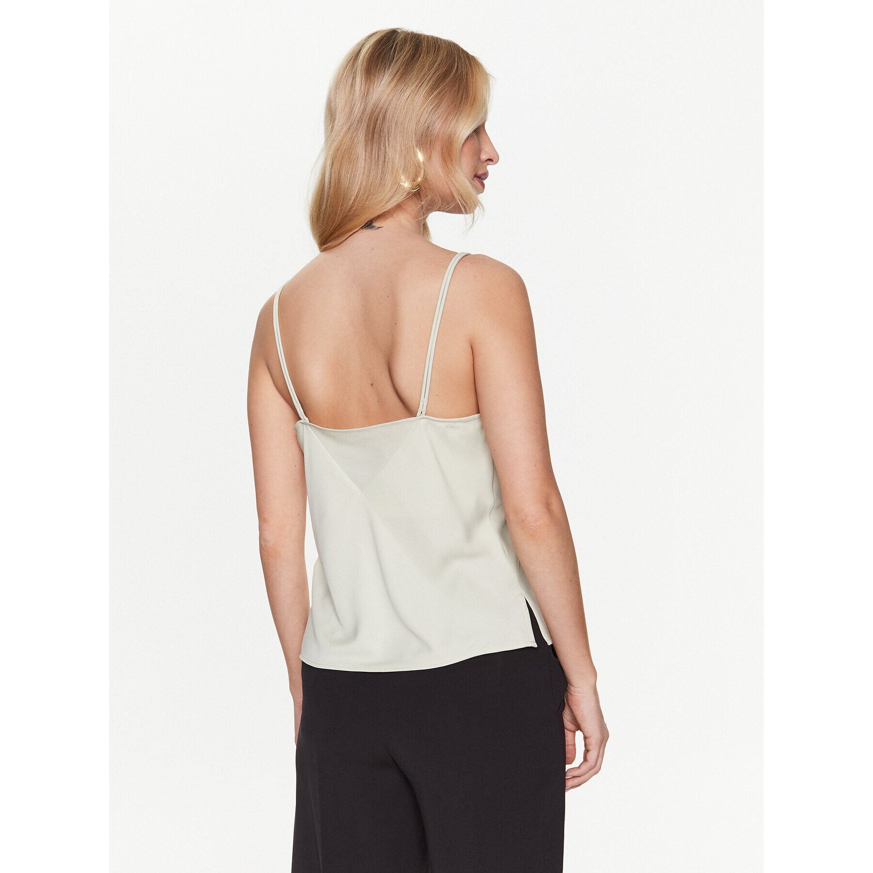 Calvin Klein Top Cami K20K205543 Zelená Regular Fit - Pepit.sk