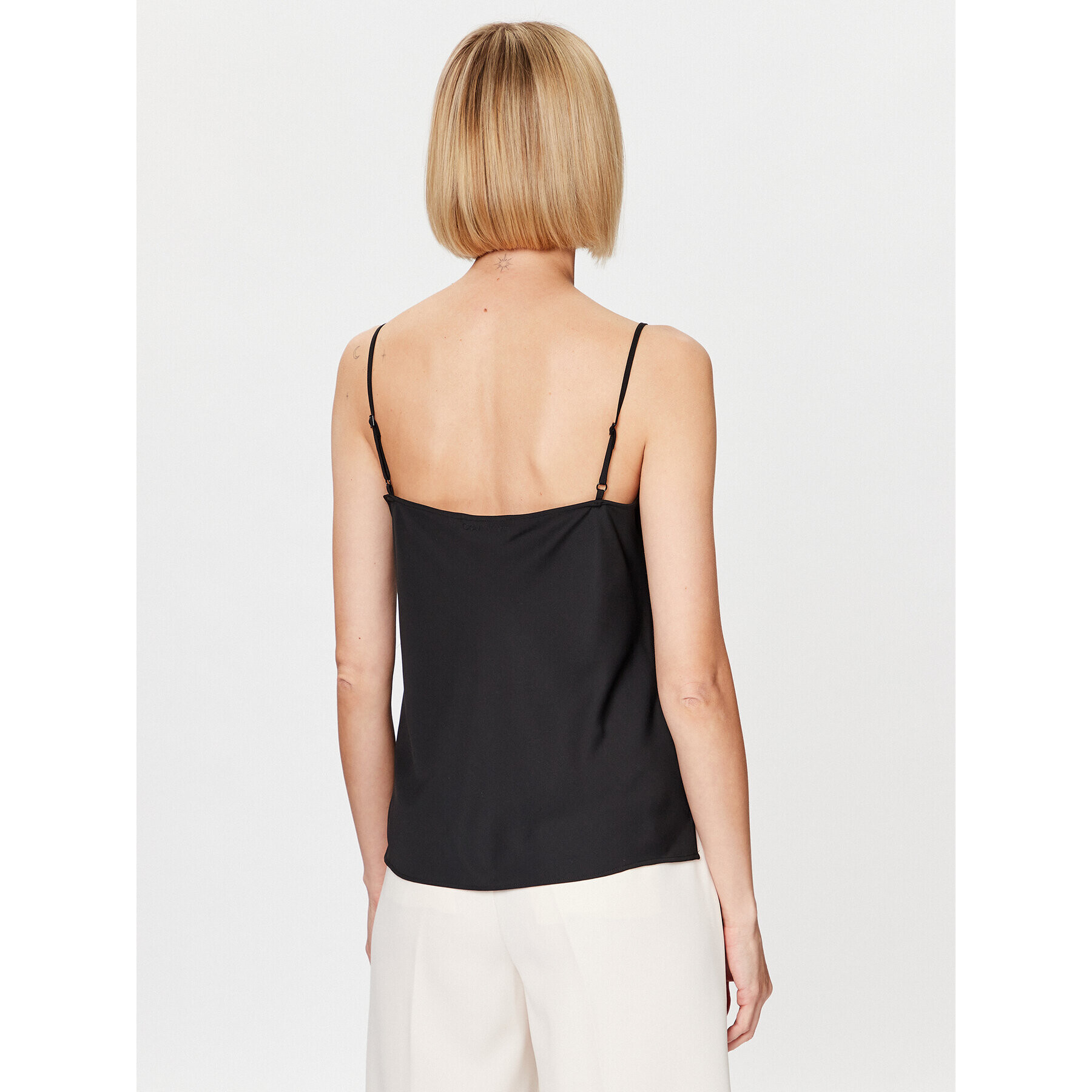 Calvin Klein Top Cami K20K205844 Čierna Regular Fit - Pepit.sk