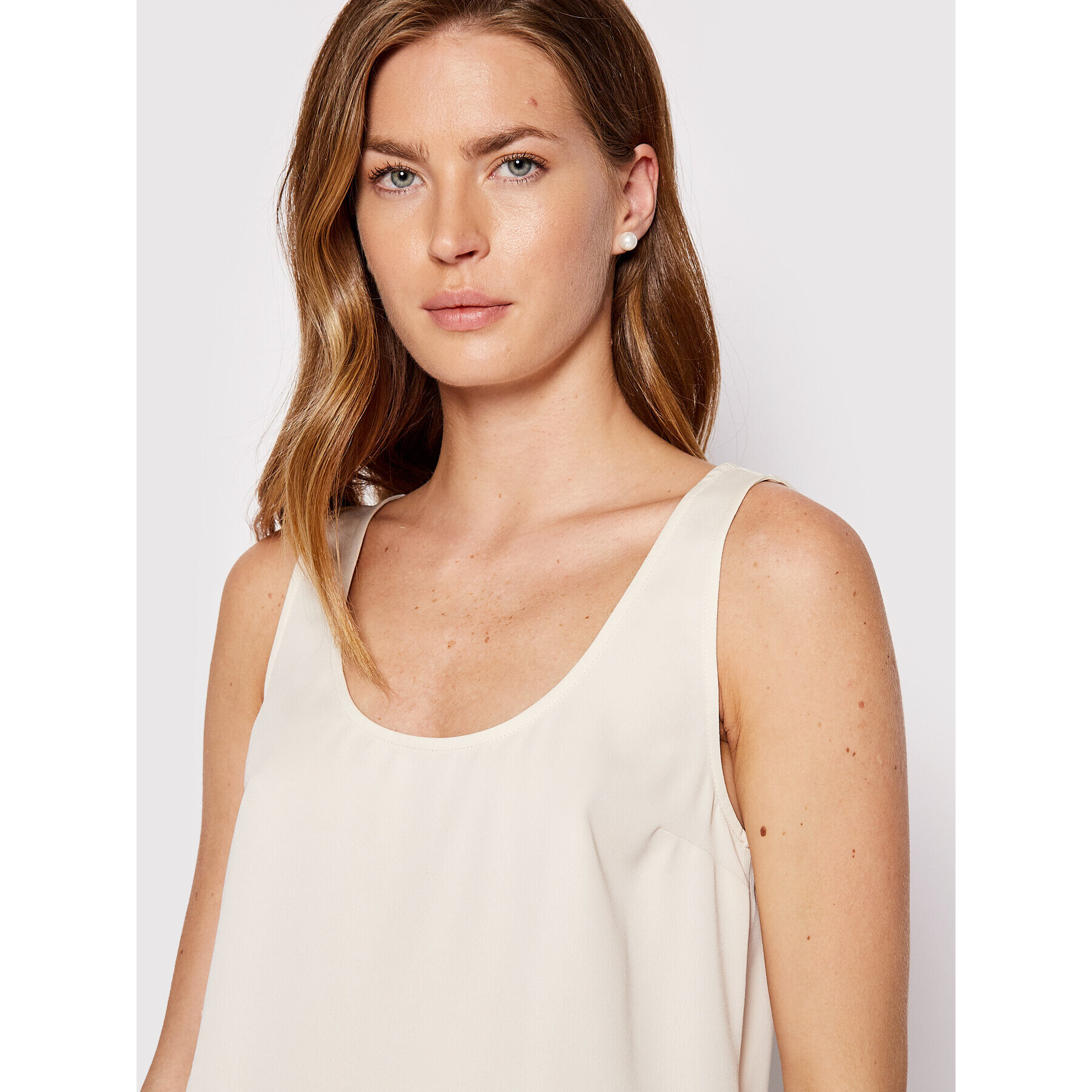 Calvin Klein Top K20K203795 Béžová Relaxed Fit - Pepit.sk