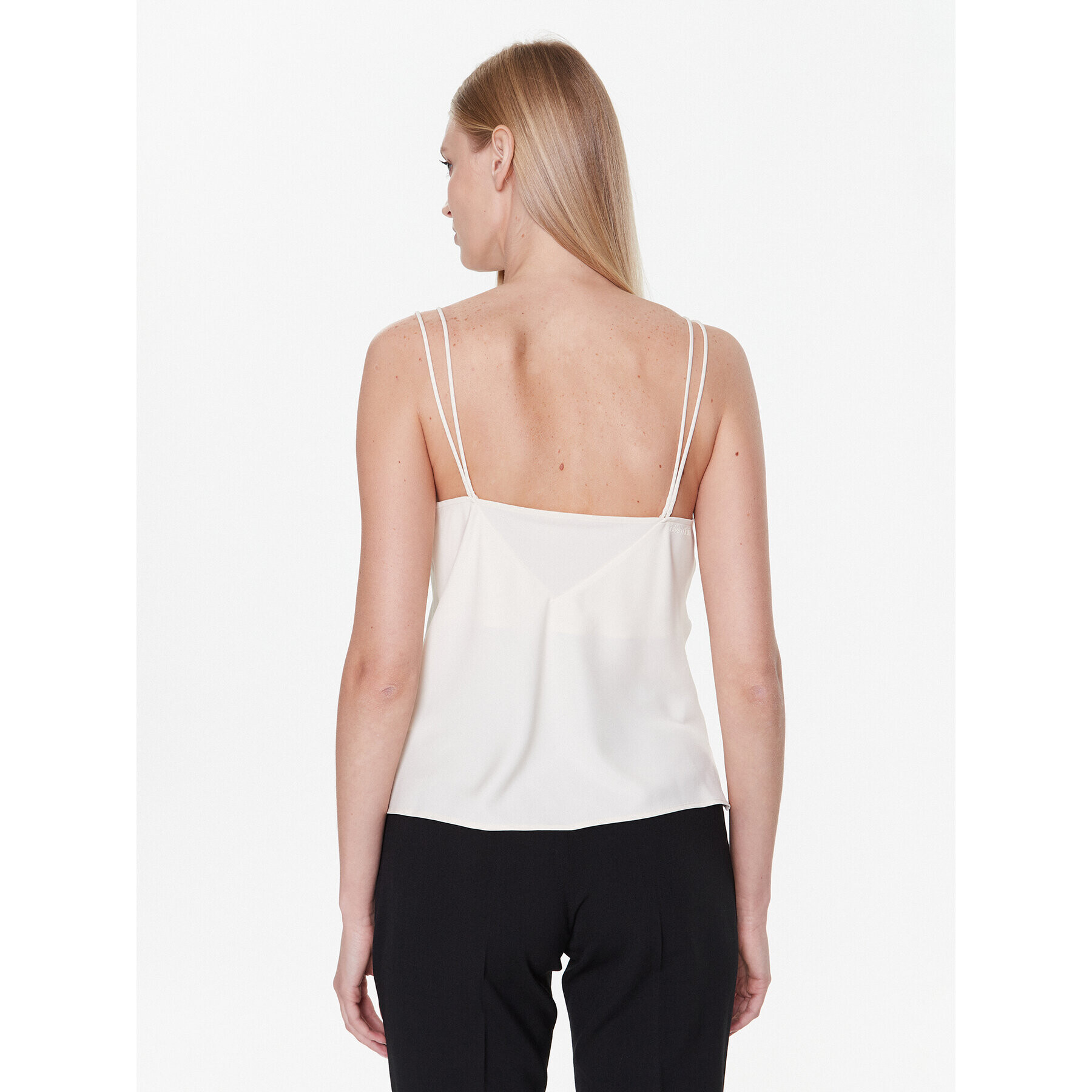 Calvin Klein Top K20K205543 Écru Regular Fit - Pepit.sk